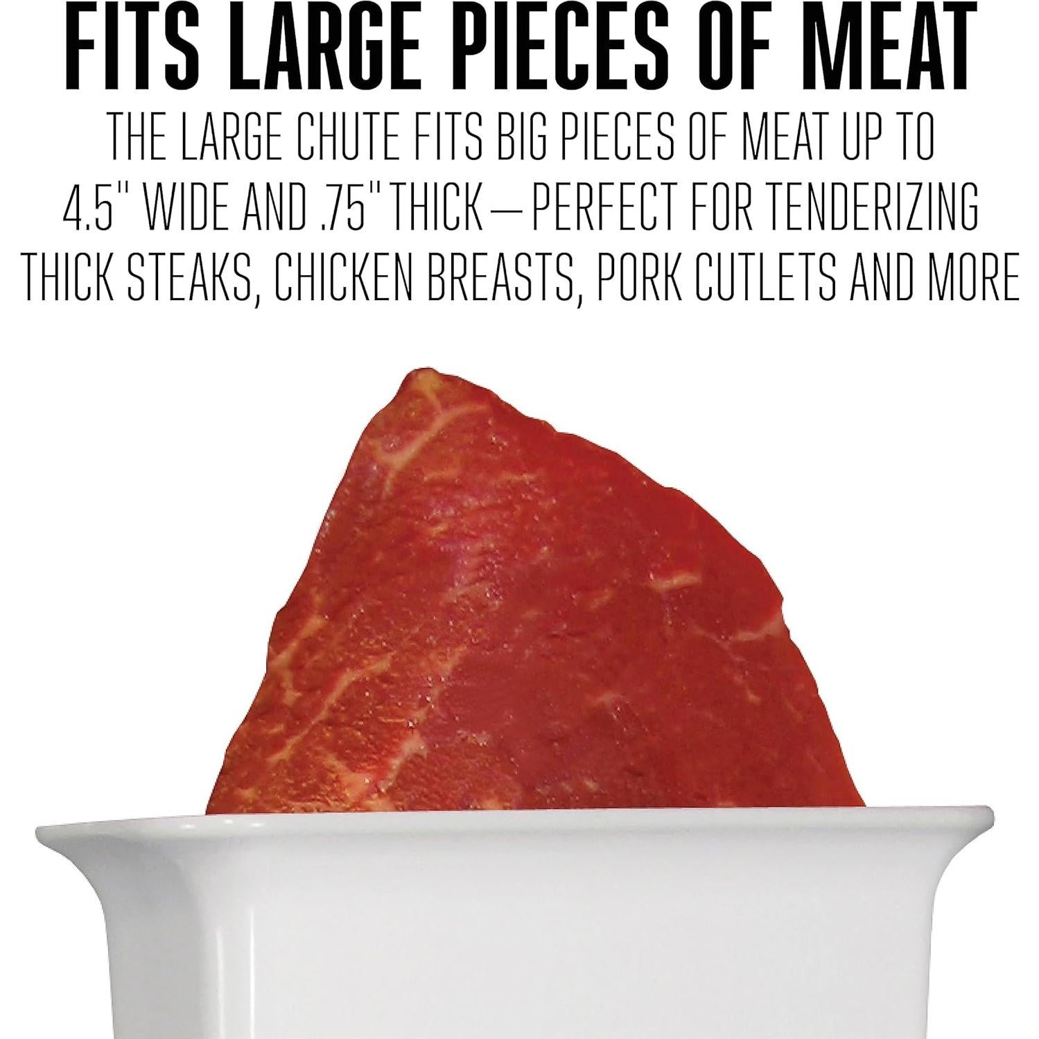 Aplanadora de Carne Manual Weston 07-3101-W-A 11.43 cm