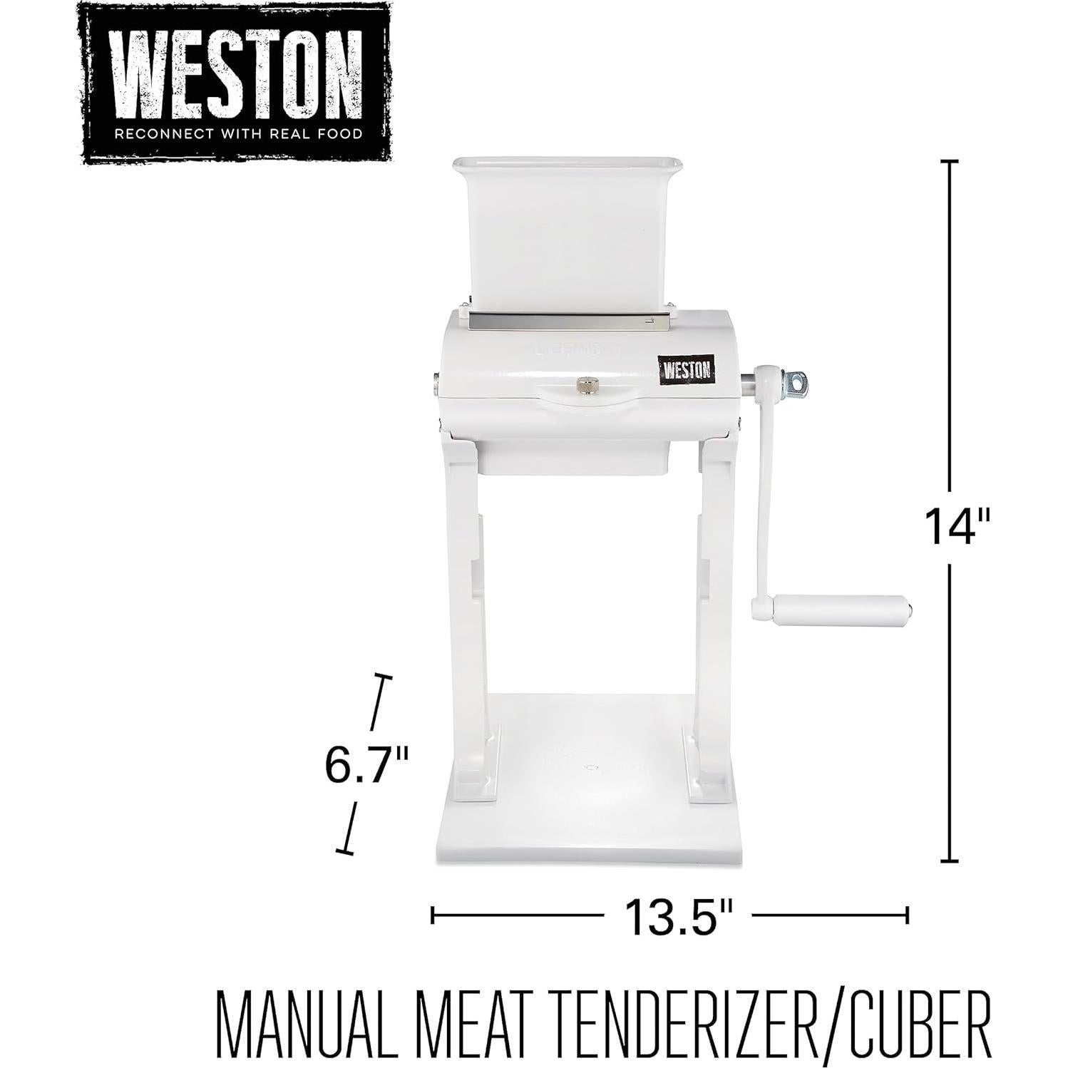 Aplanadora de Carne Manual Weston 07-3101-W-A 11.43 cm