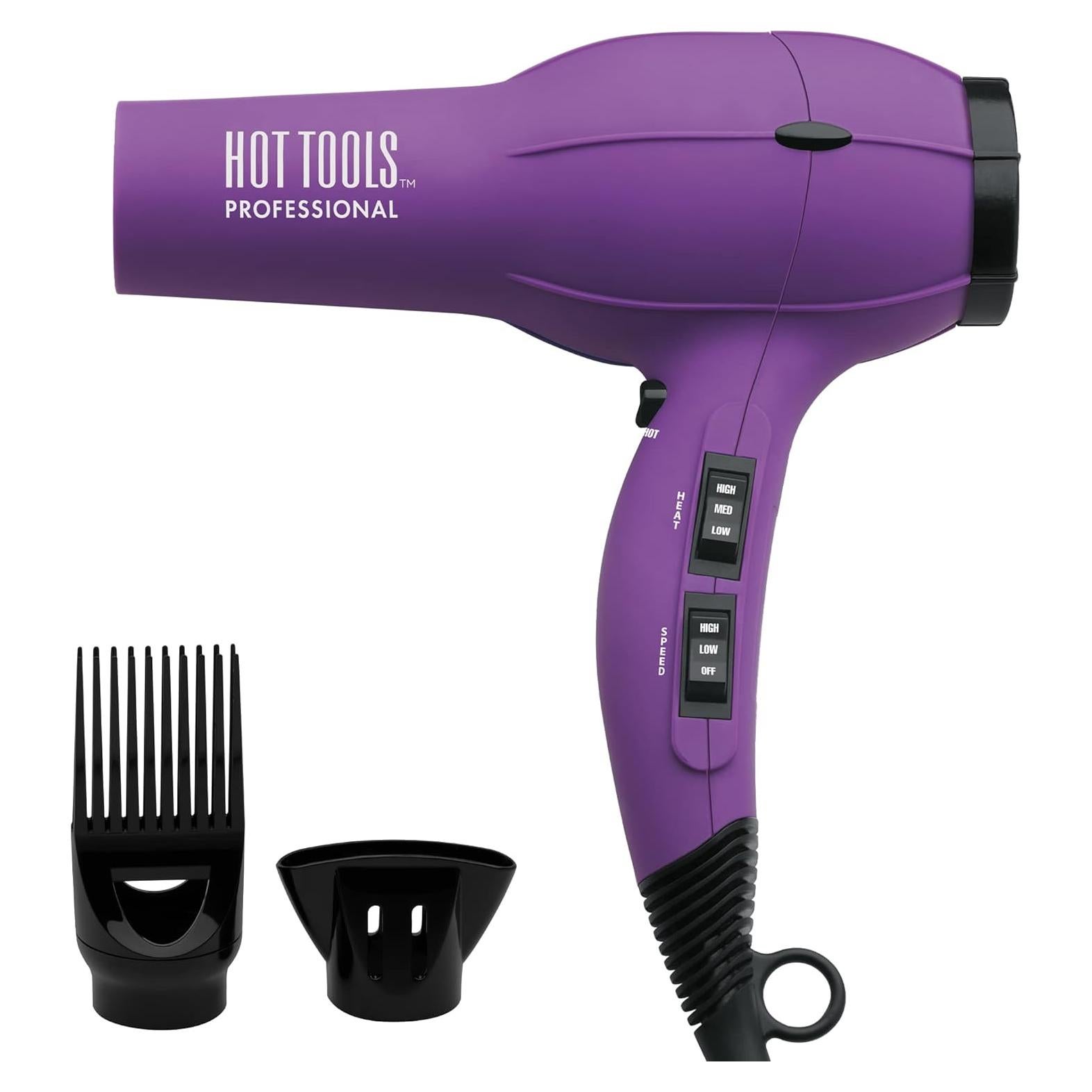 Secador de Cabello Iónico Hot Tools Pro 1875W Púrpura