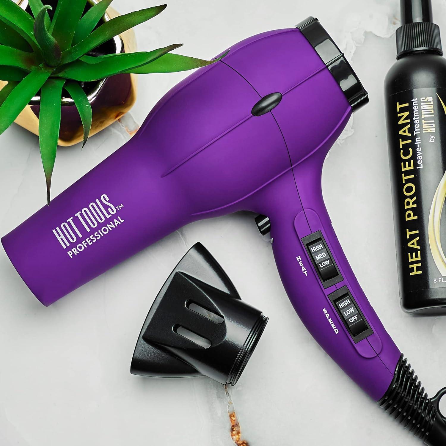 Secador de Cabello Iónico Hot Tools Pro 1875W Púrpura