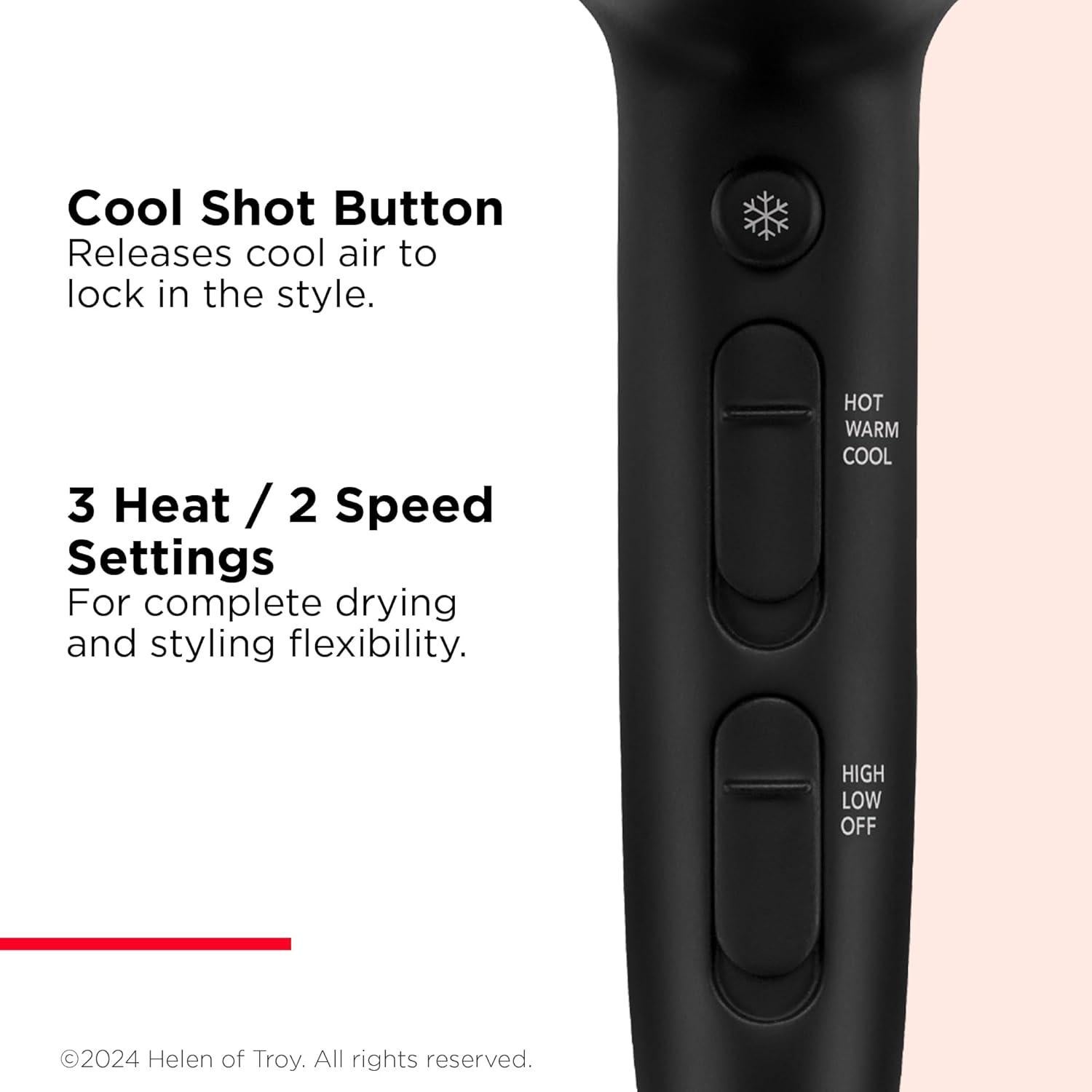 Secador de Pelo Revlon Perfect Match 1875W Cerámico Iónico