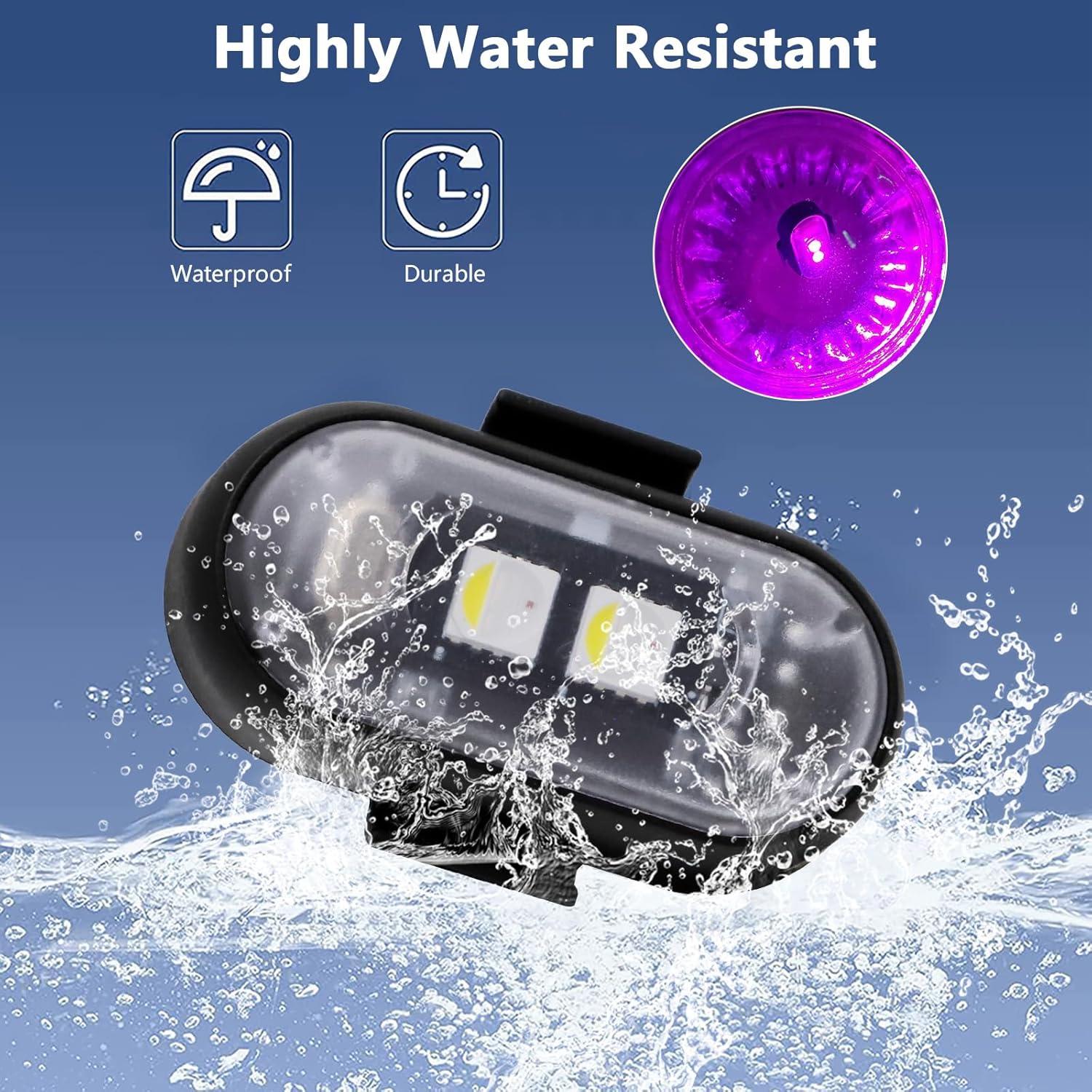 Luces Estroboscópicas LED Inalámbricas LECART 8 Colores Recargables