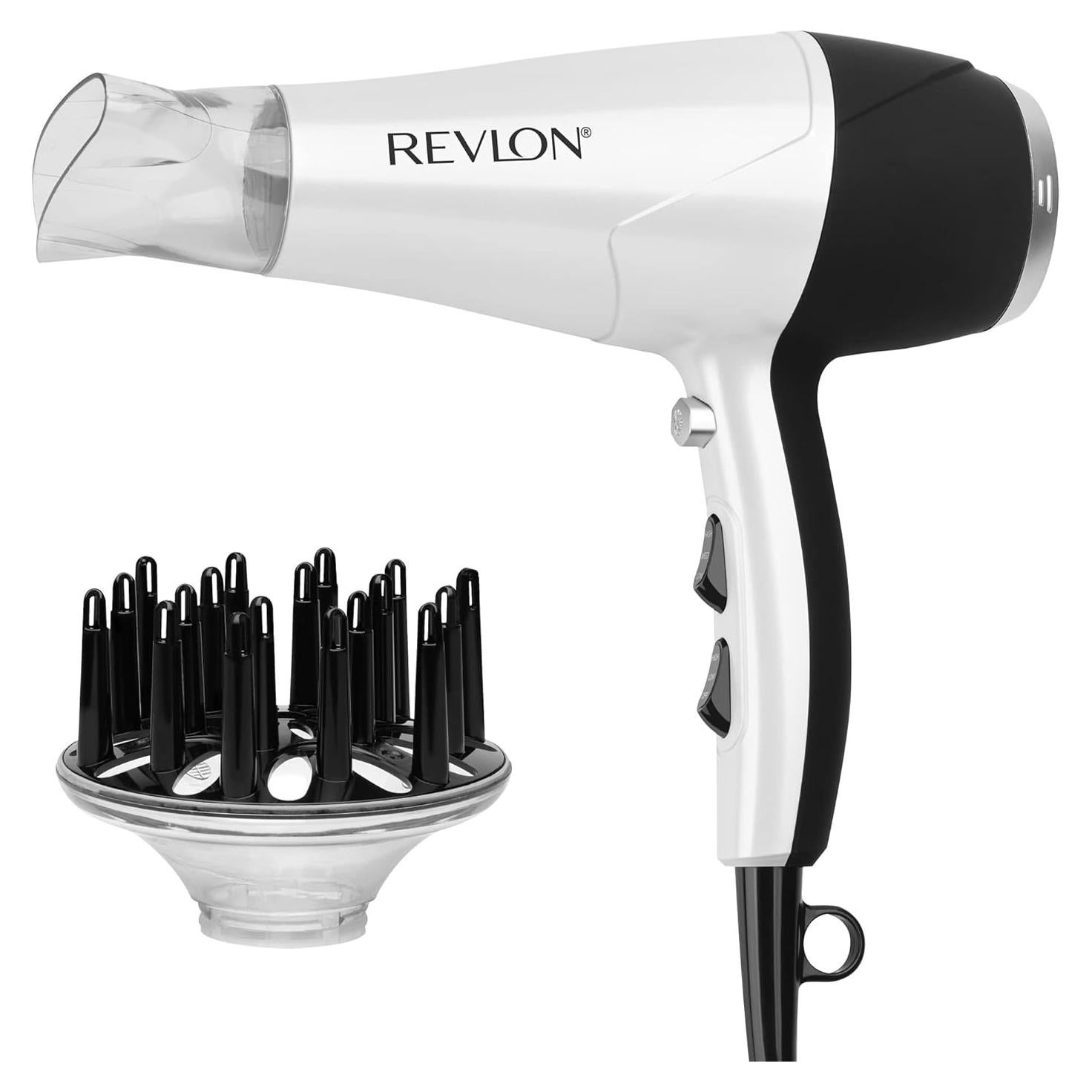 Secador de Pelo Revlon 1875W con Difusor y Tecnología Iónica