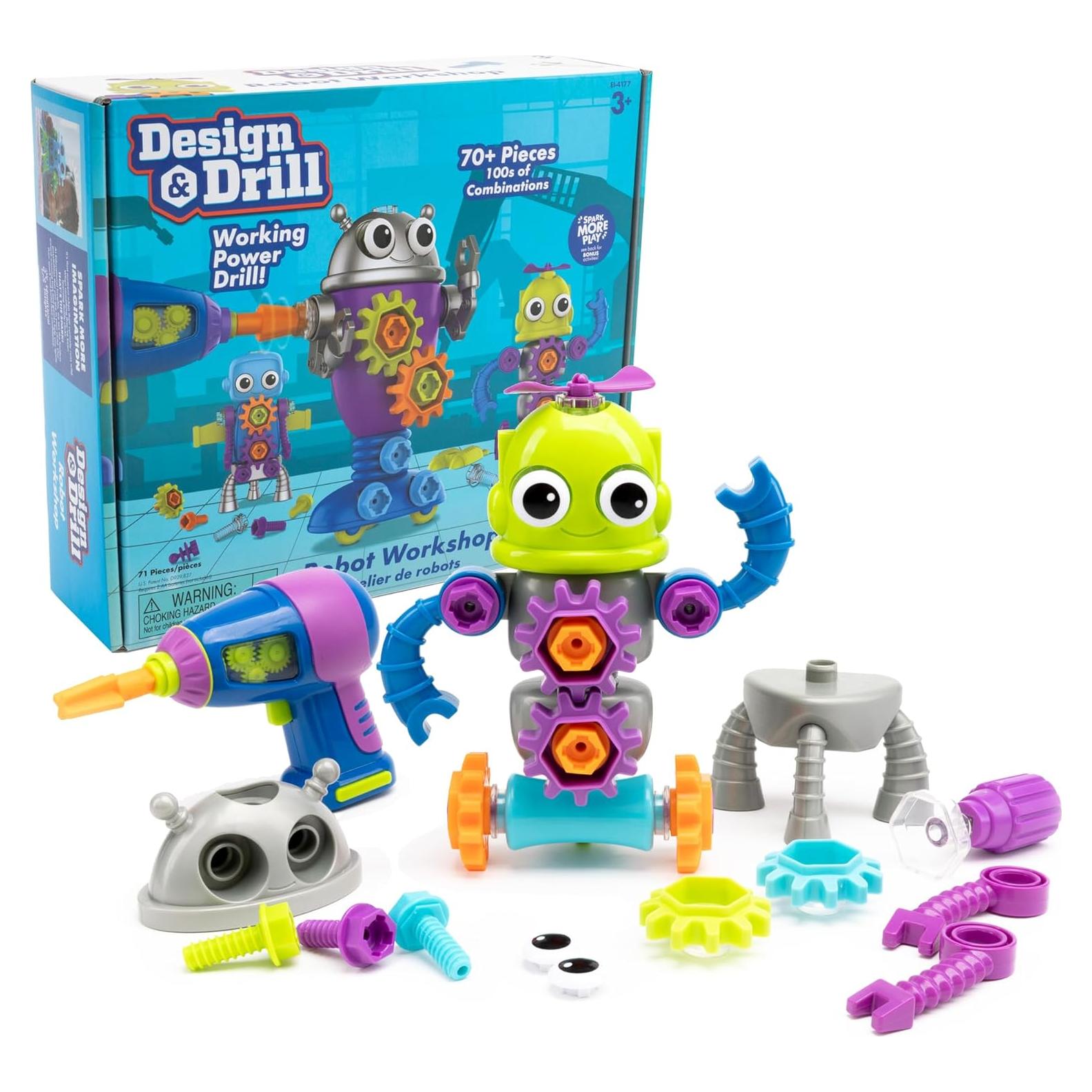Taller de Robot Diseño Educational Insights - Set STEM 70 Piezas