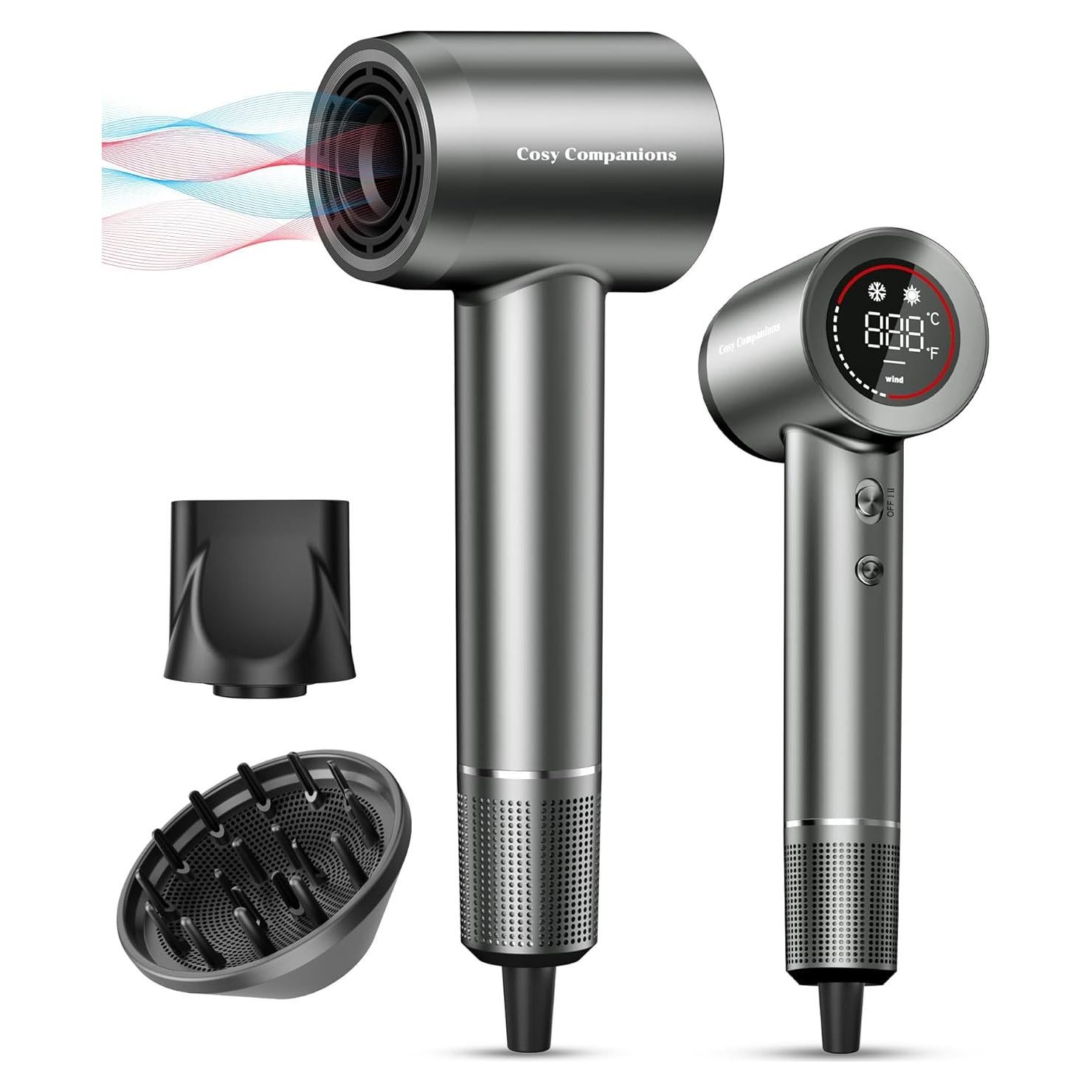 Secador de Pelo Iónico Cosy Companions 150000 RPM 5 Temperaturas