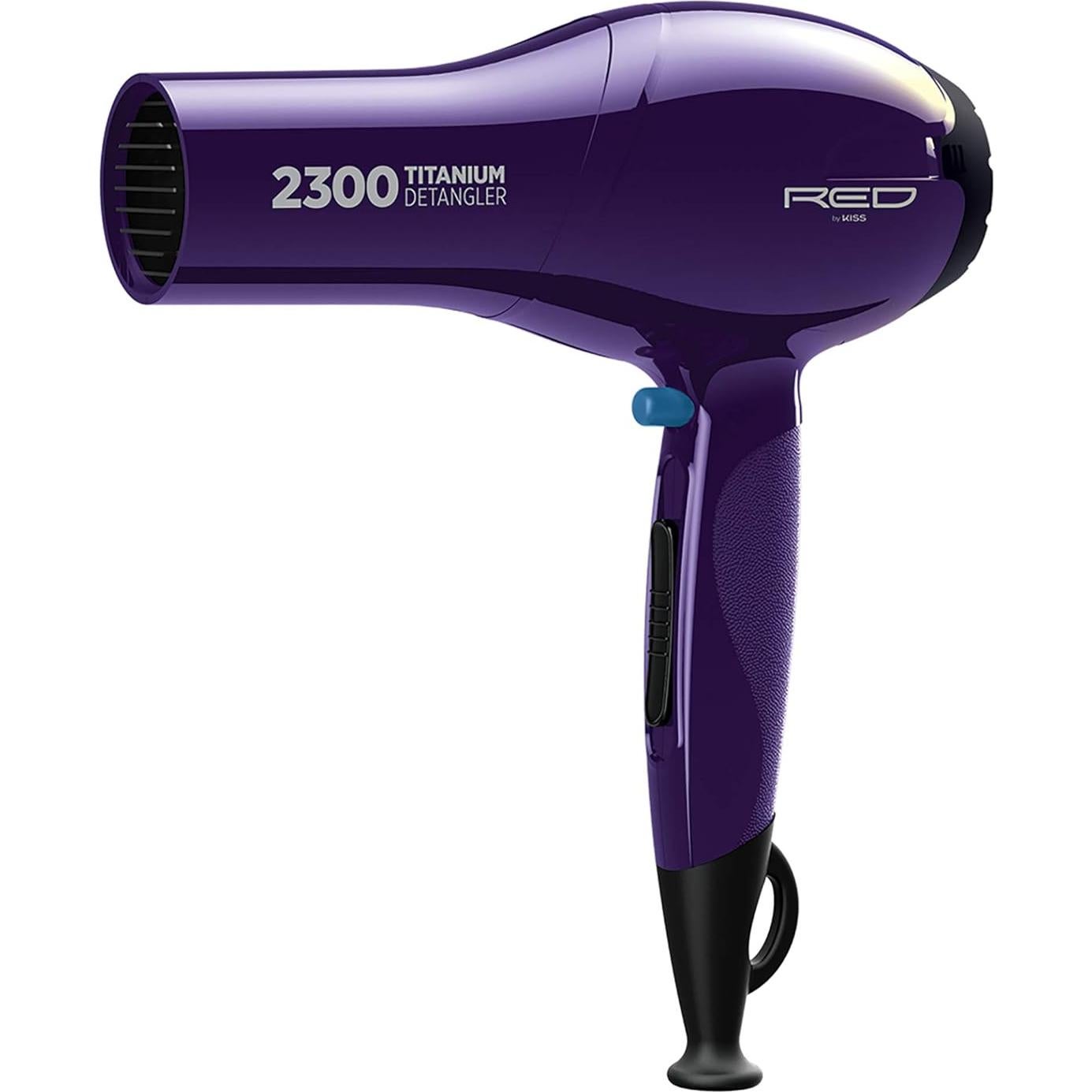 Secador Desenredante de Titanio RED by Kiss 2300 4X Rápido