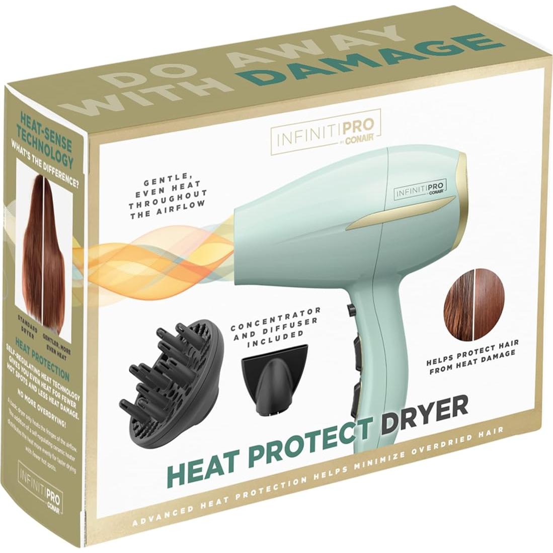 Secador de Pelo Conair InfinitiPRO 495 con Difusor y Protección Térmica