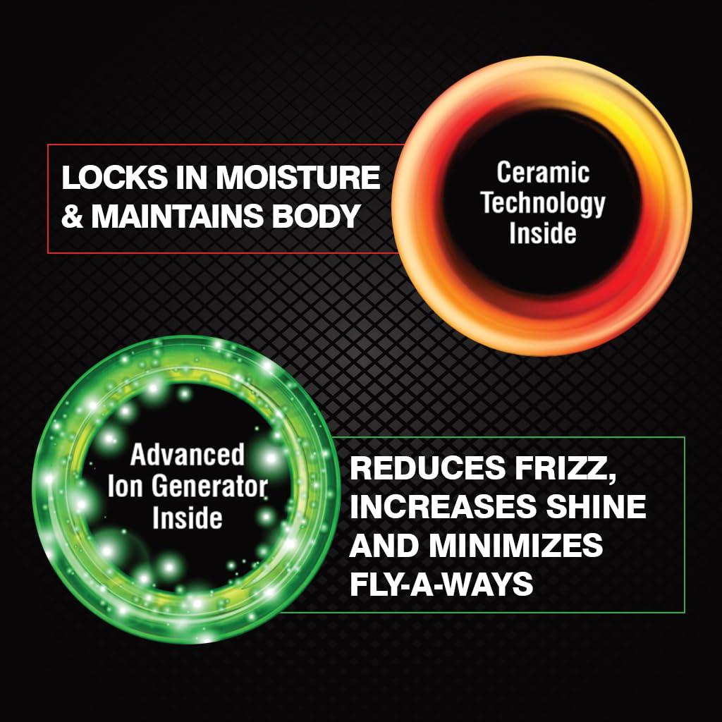 Cepillo Secador CHI Volumizer 4-en-1 Negro, 4 Accesorios