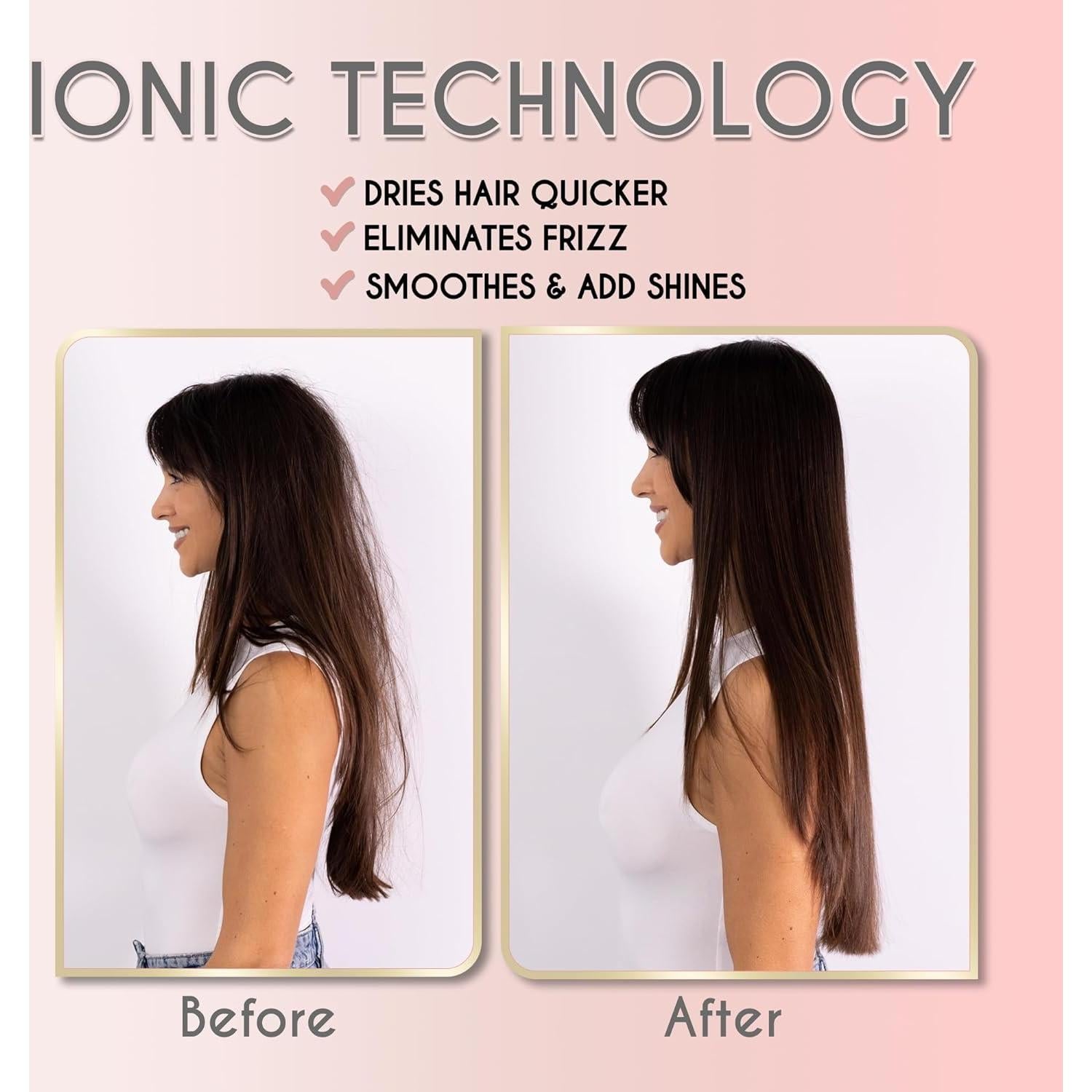 Secador de Pelo ELLA BELLA Compacto Plasma 1.45kg Digital