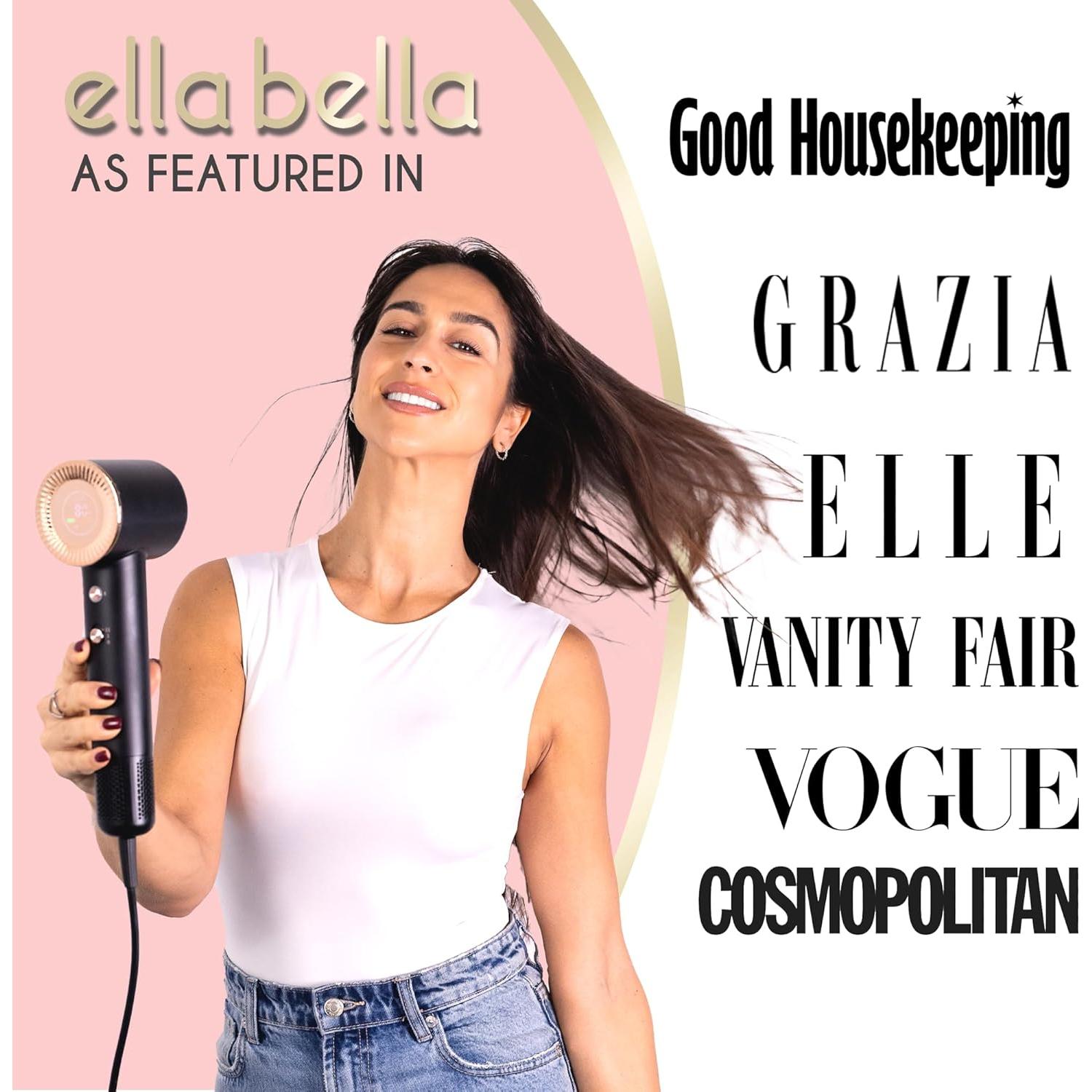 Secador de Pelo ELLA BELLA Compacto Plasma 1.45kg Digital