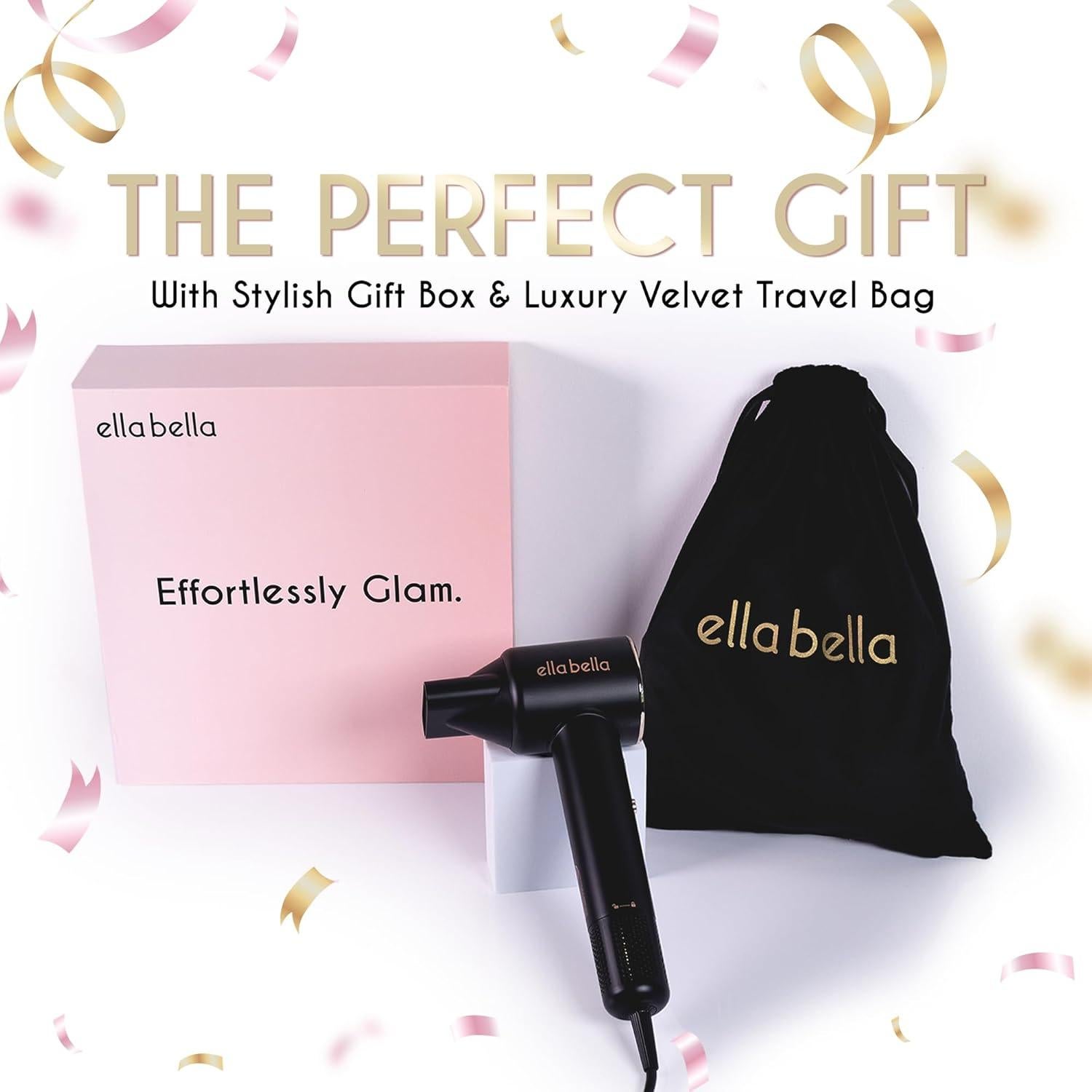 Secador de Pelo ELLA BELLA Compacto Plasma 1.45kg Digital