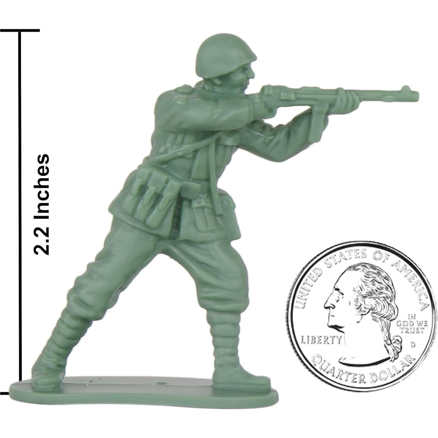 BMC Soldados de Plástico WW2 Infantería Italiana 24 Figuras