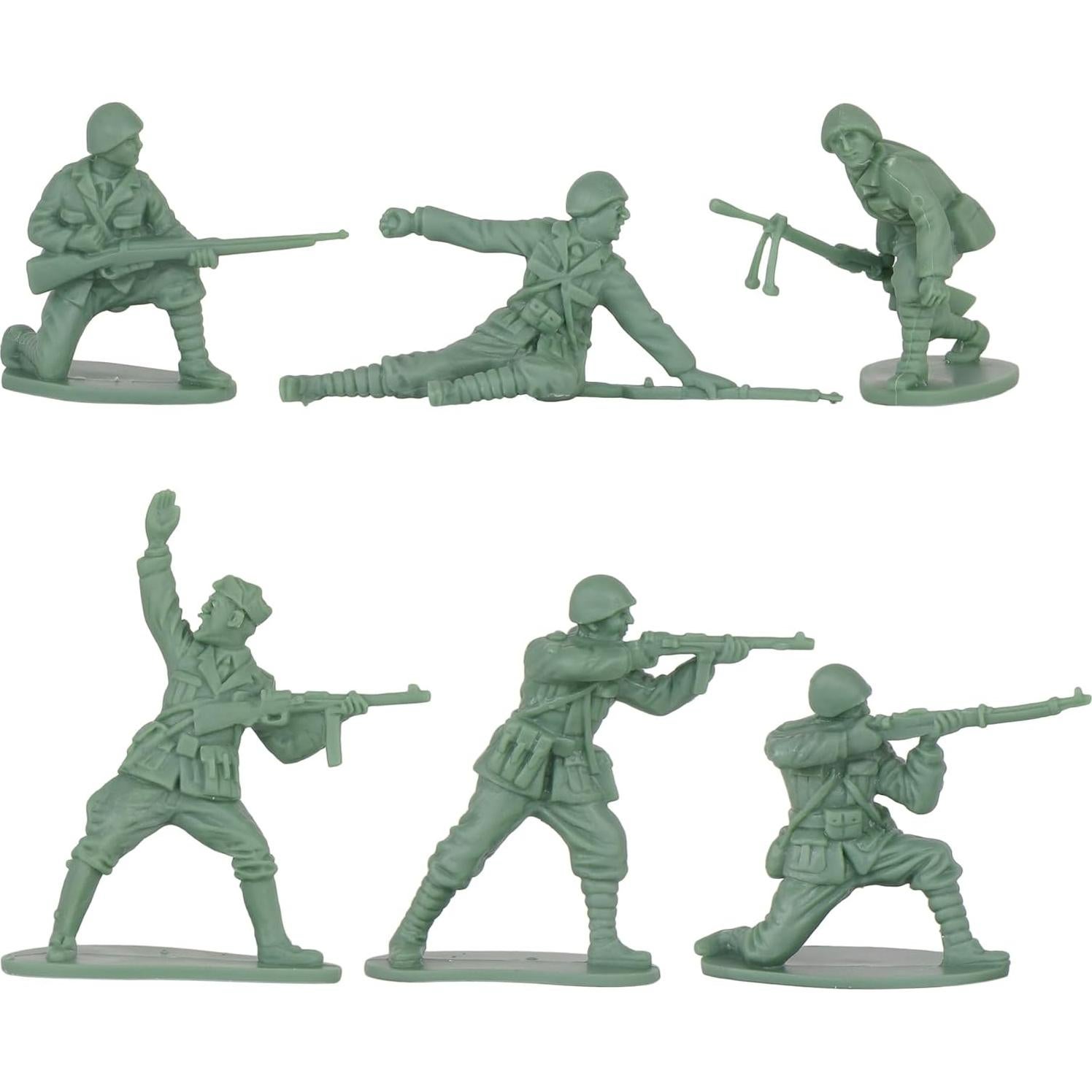 BMC Soldados de Plástico WW2 Infantería Italiana 24 Figuras