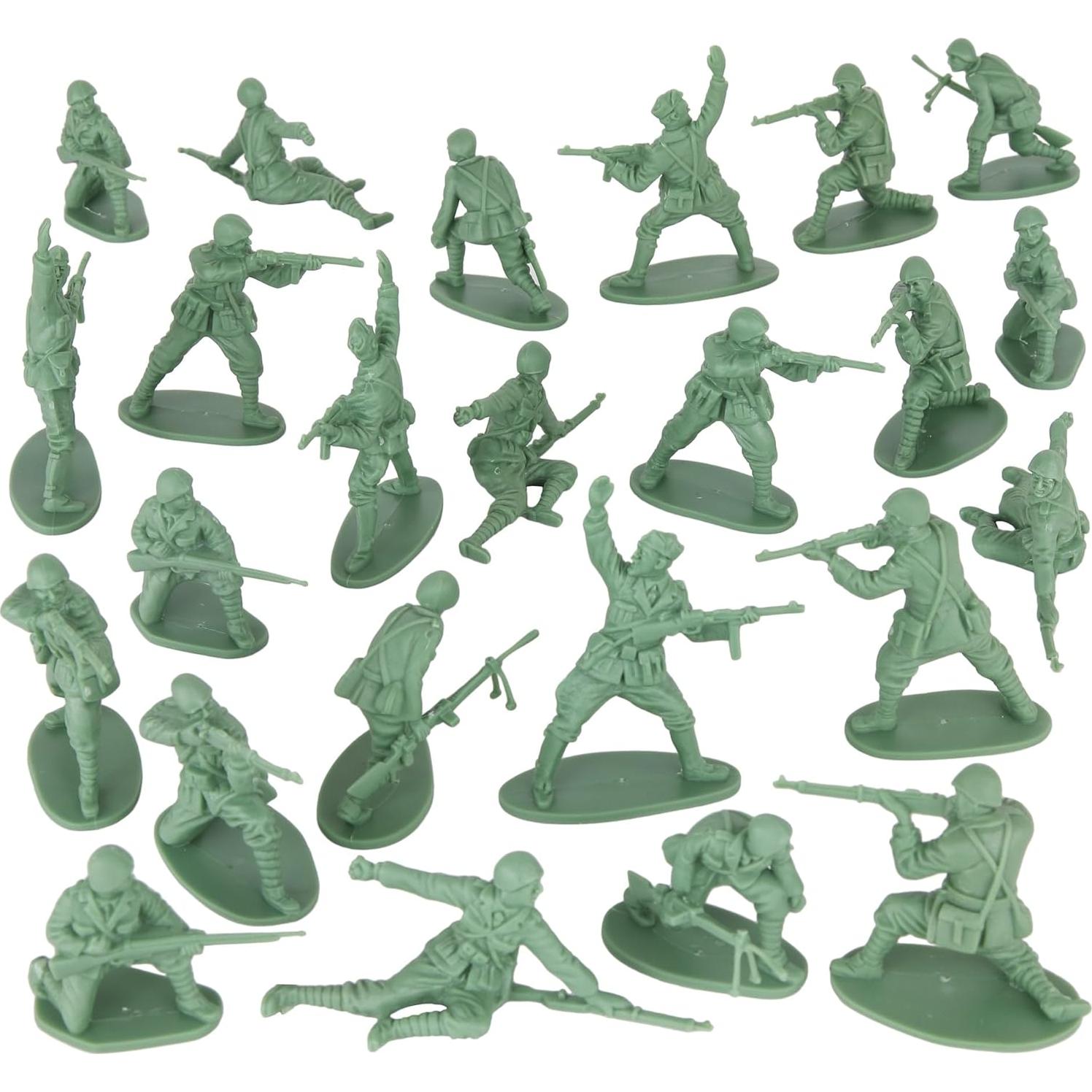 BMC Soldados de Plástico WW2 Infantería Italiana 24 Figuras