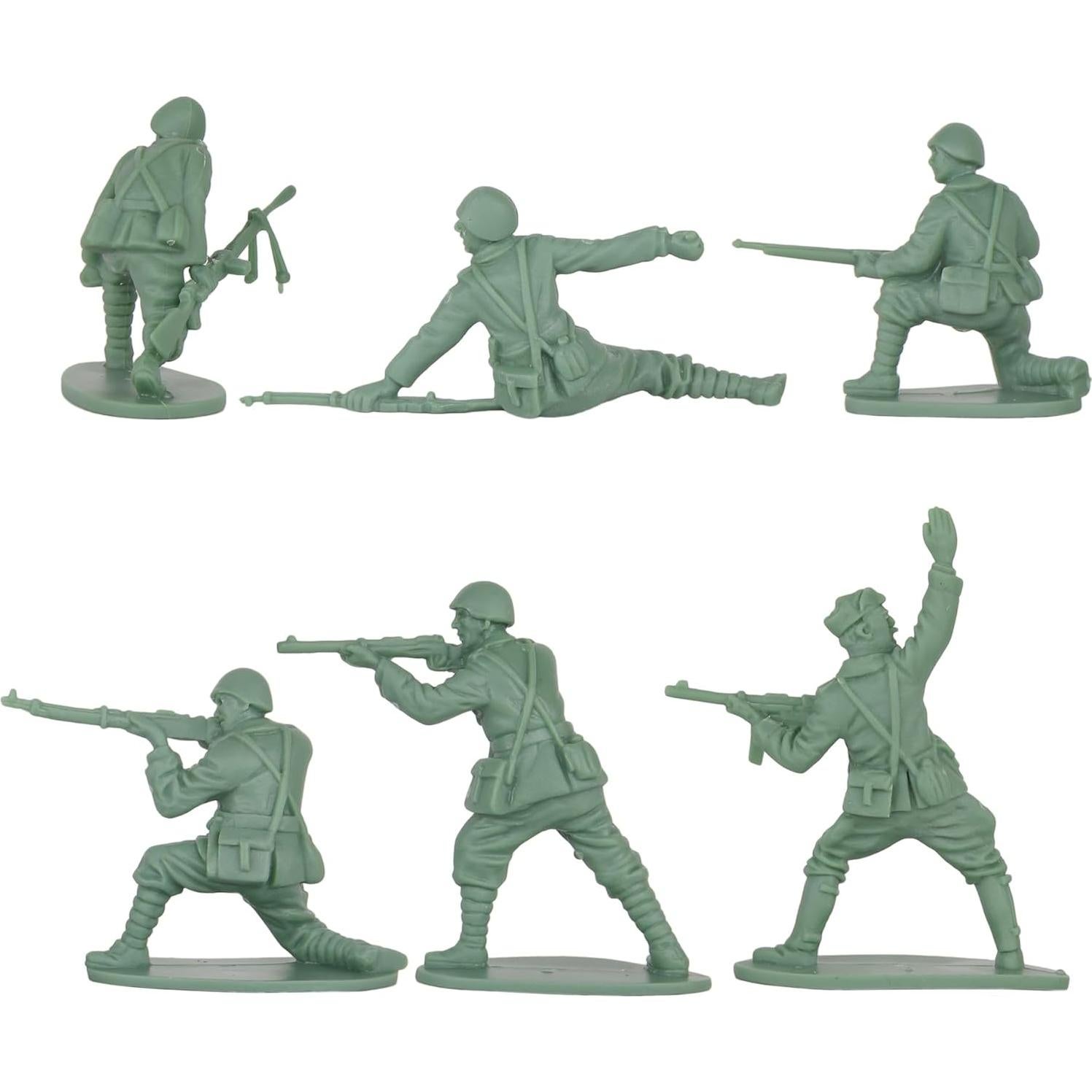 BMC Soldados de Plástico WW2 Infantería Italiana 24 Figuras