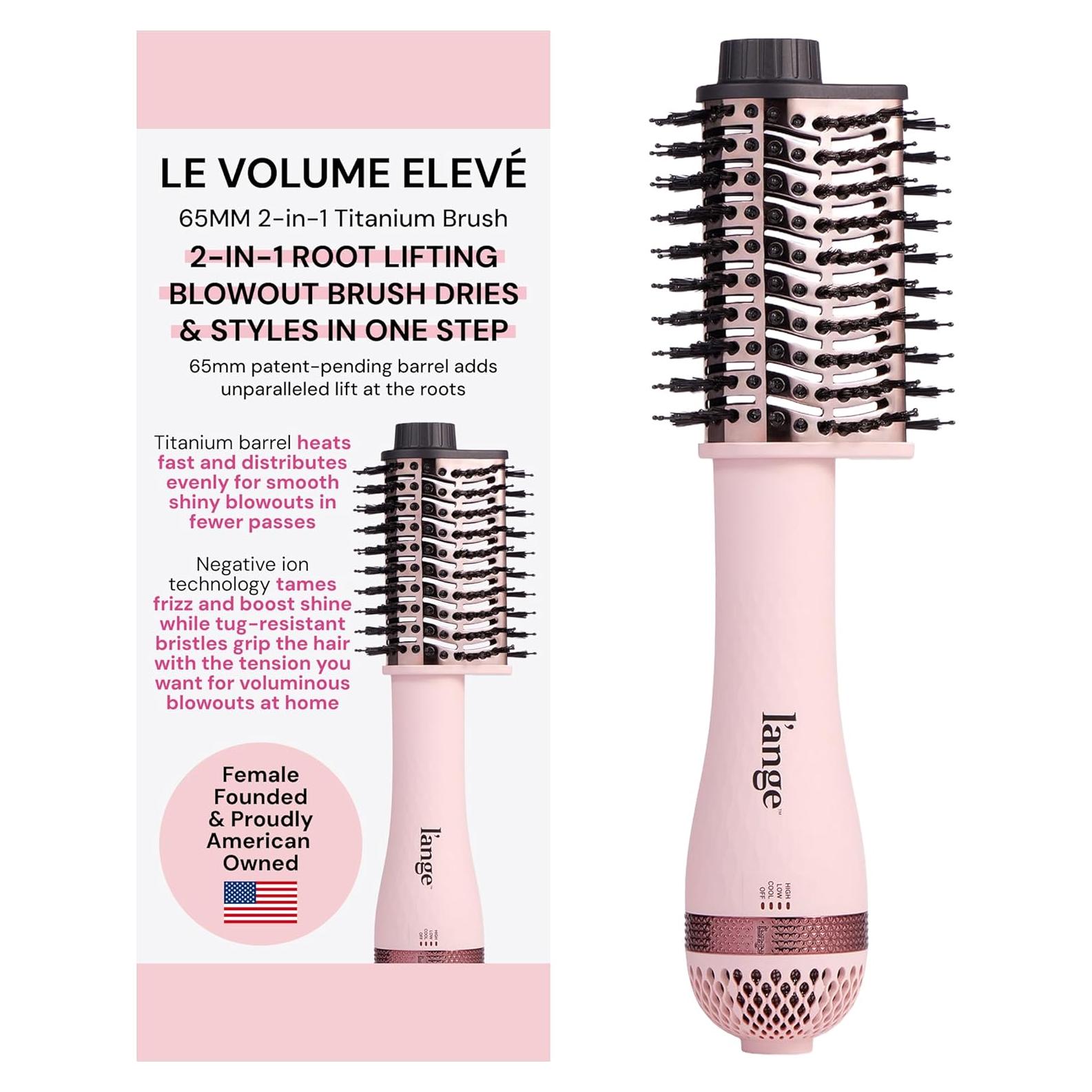 Cepillo Secador 2-en-1 L'ANGE Hair Le Volume Rubor 65mm