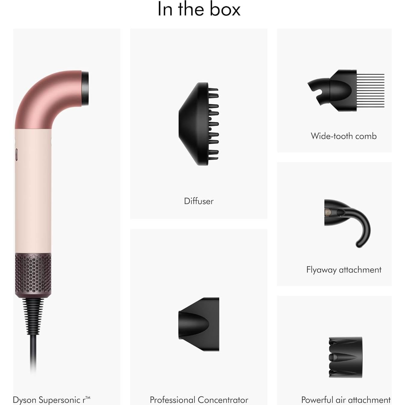 Secador de pelo Dyson Supersonic R rosa cerámica 2.53 kg