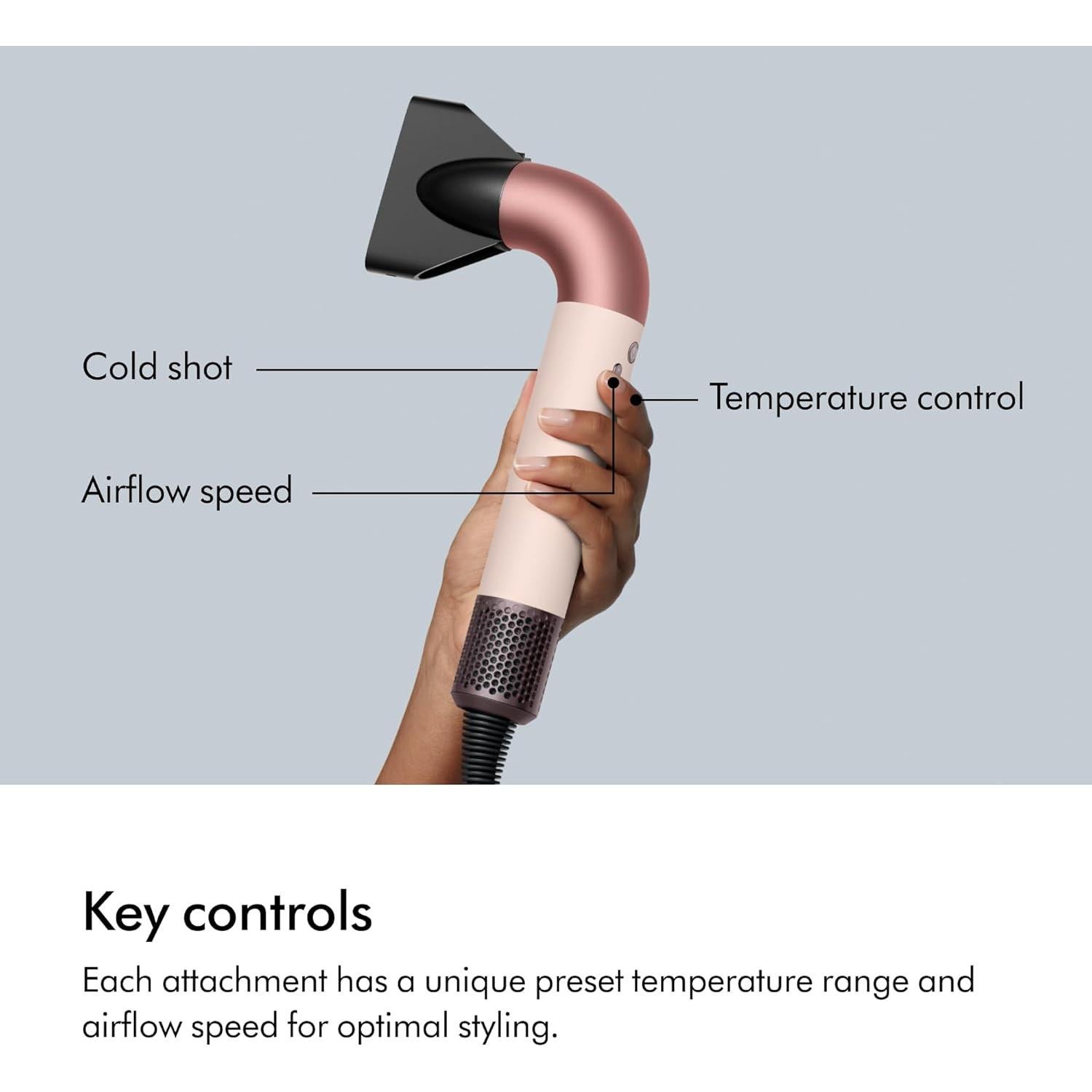 Secador de pelo Dyson Supersonic R rosa cerámica 2.53 kg