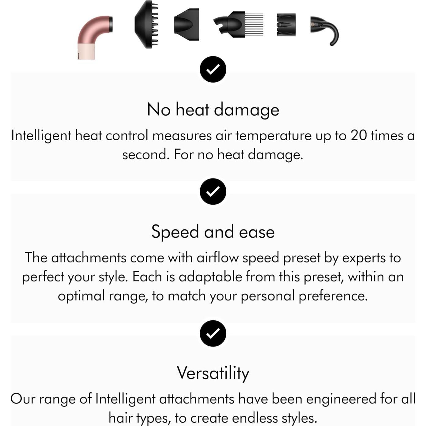 Secador de pelo Dyson Supersonic R rosa cerámica 2.53 kg
