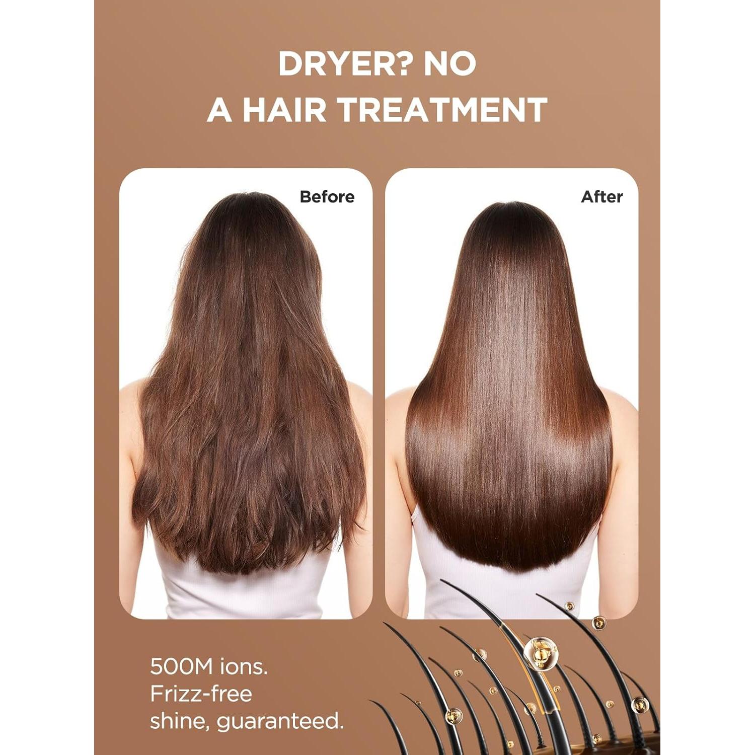 Secador de Pelo de Viaje PLAVOGUE GF-05A Iónico 500W Gris