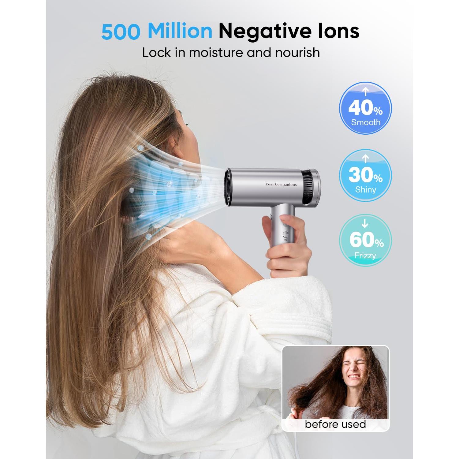Secador de Pelo Cosy Companions 150000 RPM Iónico 0.34 kg