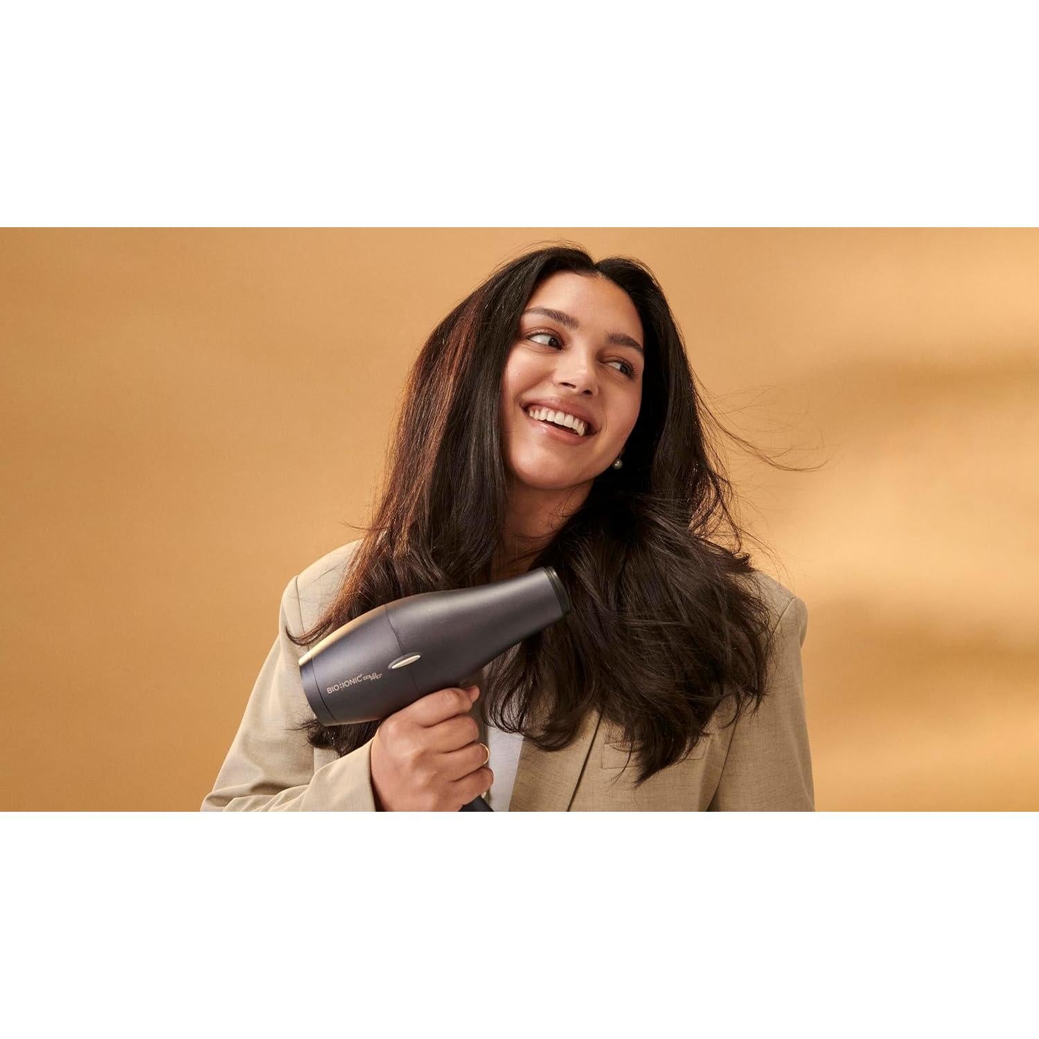 Secador de Pelo Bio Ionic GoldPro 1875W Azul, Ligero y Ergonómico