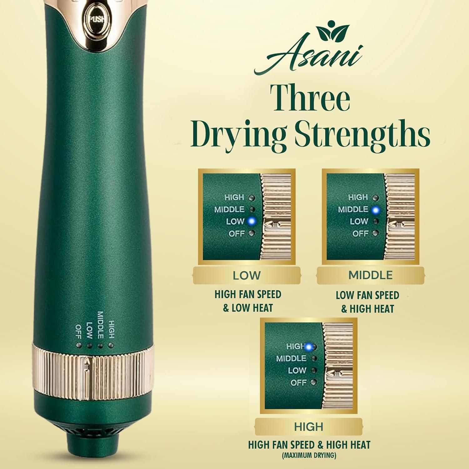 Cepillo de Aire Caliente Asani SM-5258 - Secador Multifuncional 36.83 cm