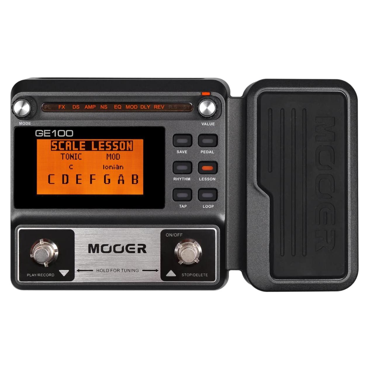Pedal de Guitarra MOOER GE100 con 80 Presets y 66 Efectos