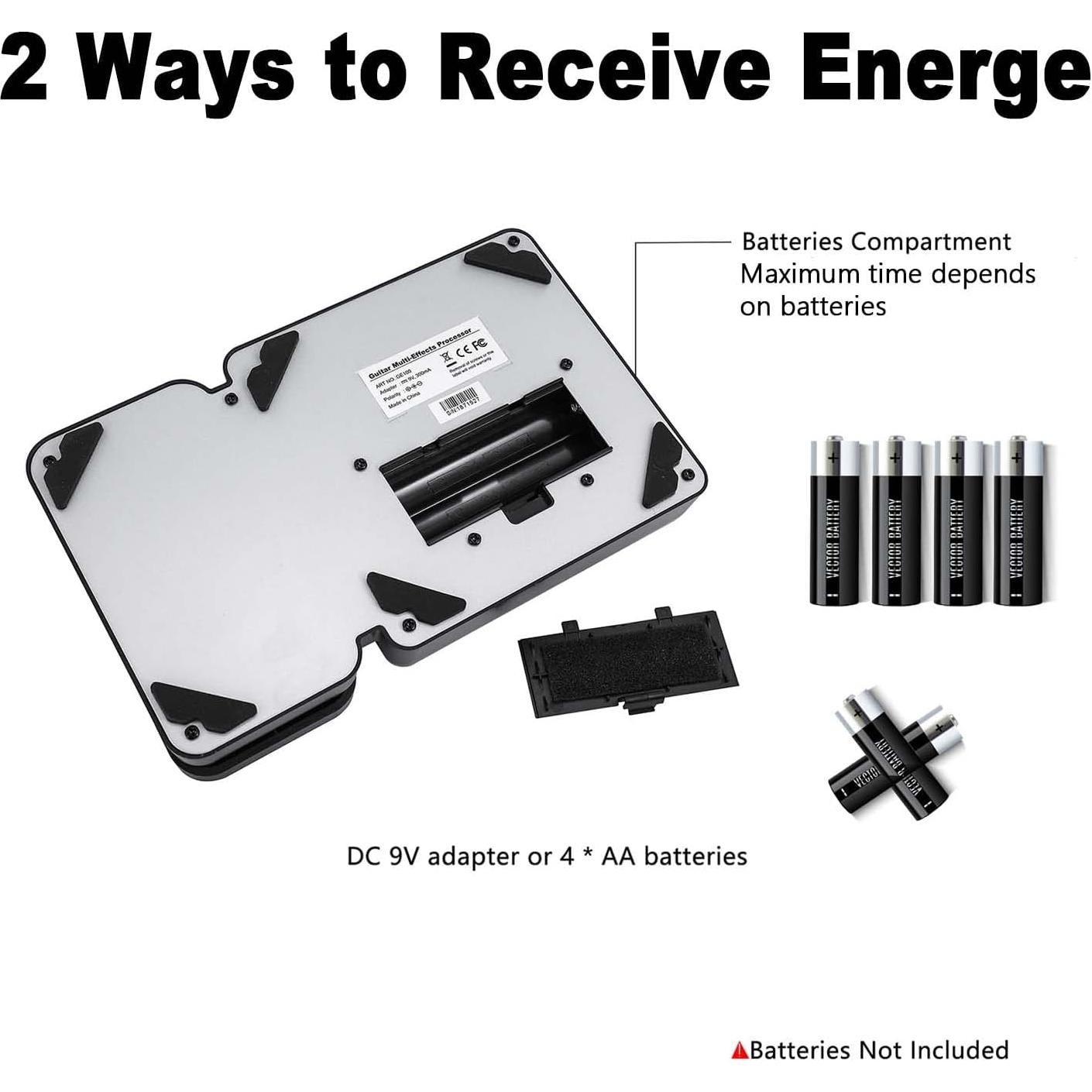 Pedal de Guitarra MOOER GE100 con 80 Presets y 66 Efectos