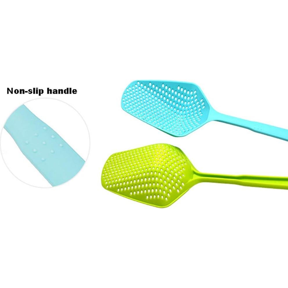 Juego de 3 cucharas coladoras Goeielewe PP apto alimentos