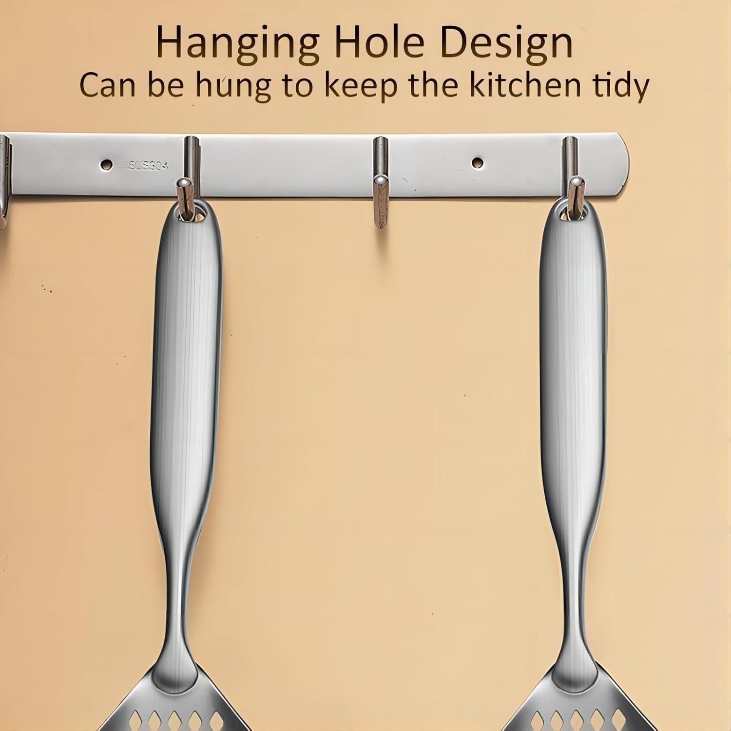 Colador Grande de Acero Inoxidable GREATLINK 39 cm con Mango