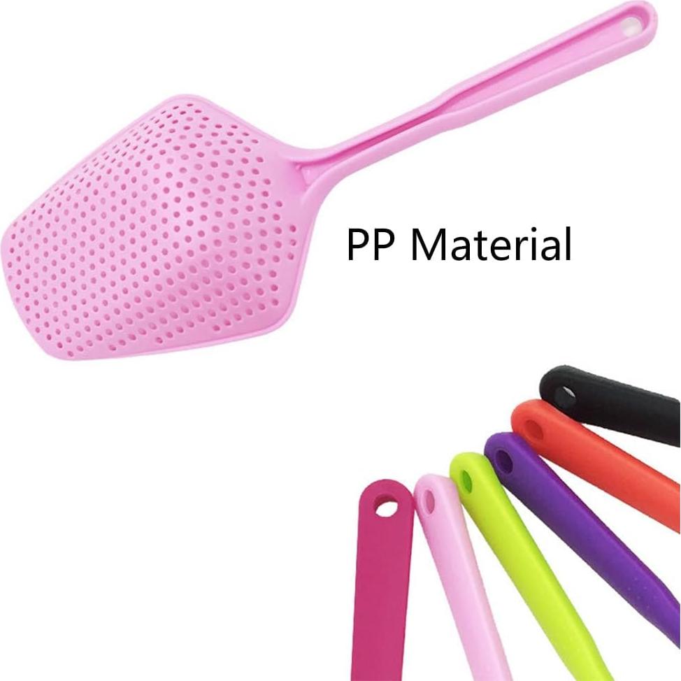 Cuchara Coladora Grande SEIWEI Rosa 34.5x13cm para Pasta