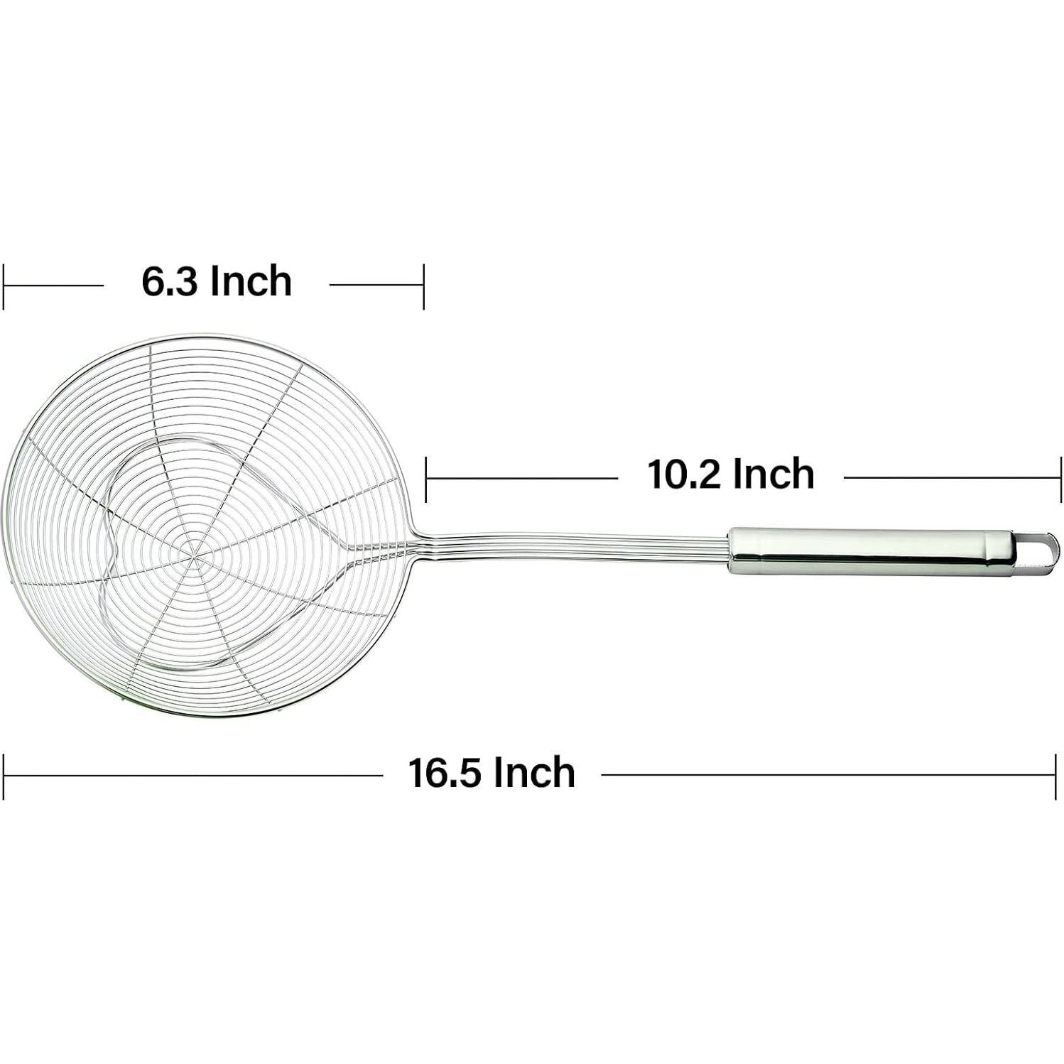 Colador de Acero Inoxidable Eisinly 16 cm para Cocinar