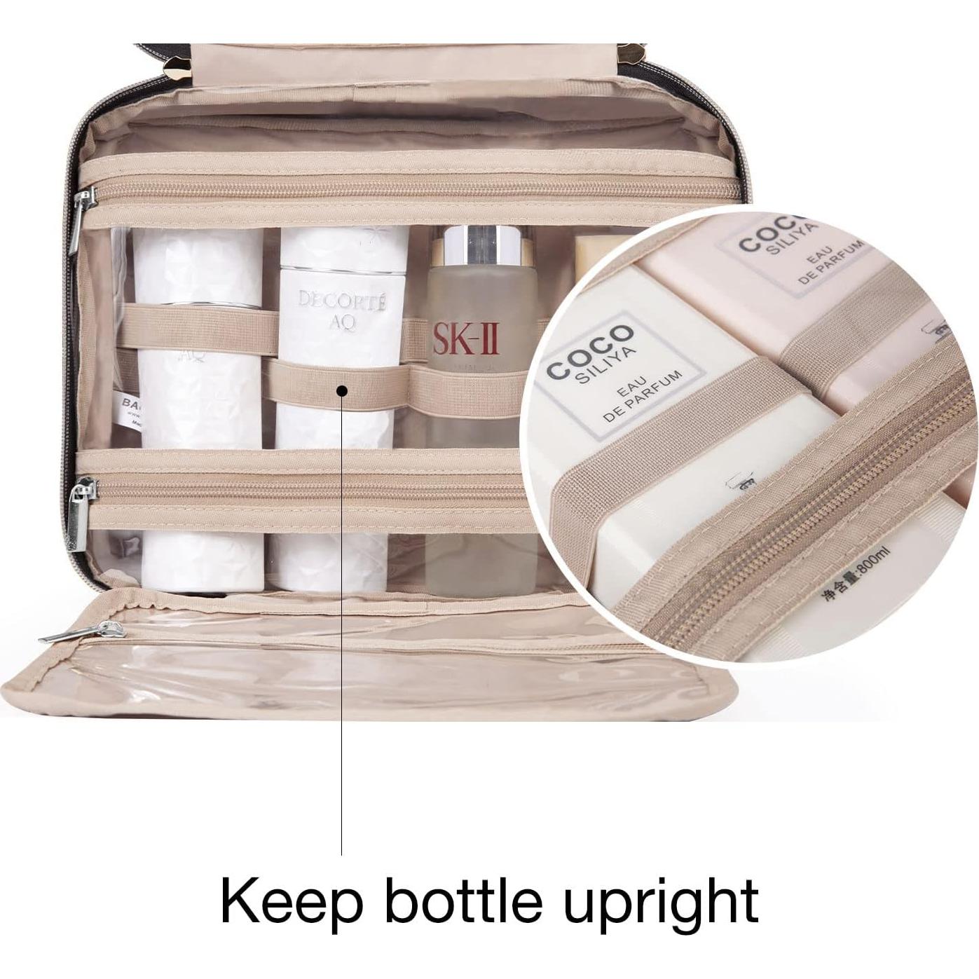 BAGSMART Bolsa de Aseo Mediana Rosa Bebé Organizador Viaje