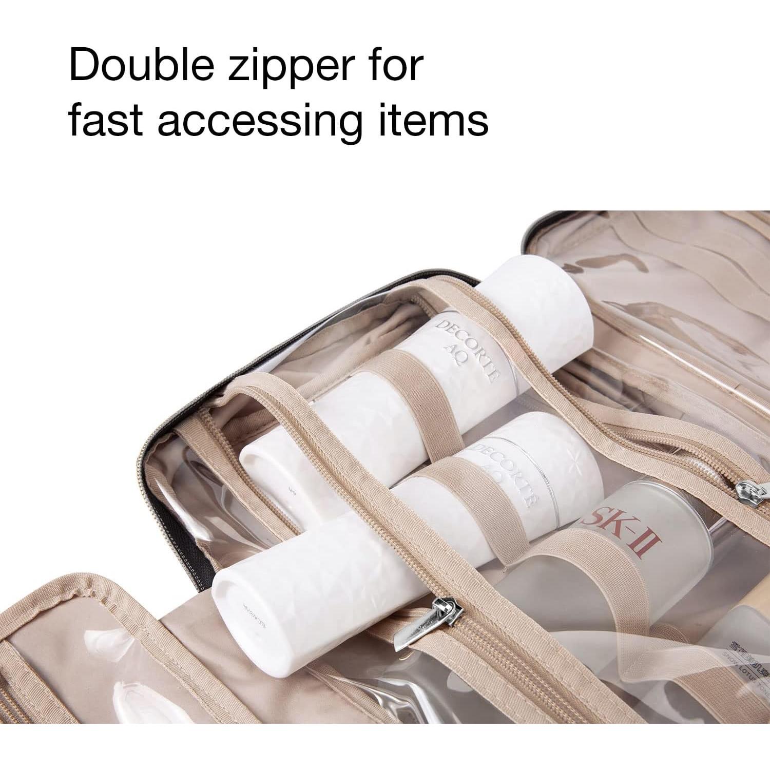 BAGSMART Bolsa de Aseo Mediana Rosa Bebé Organizador Viaje