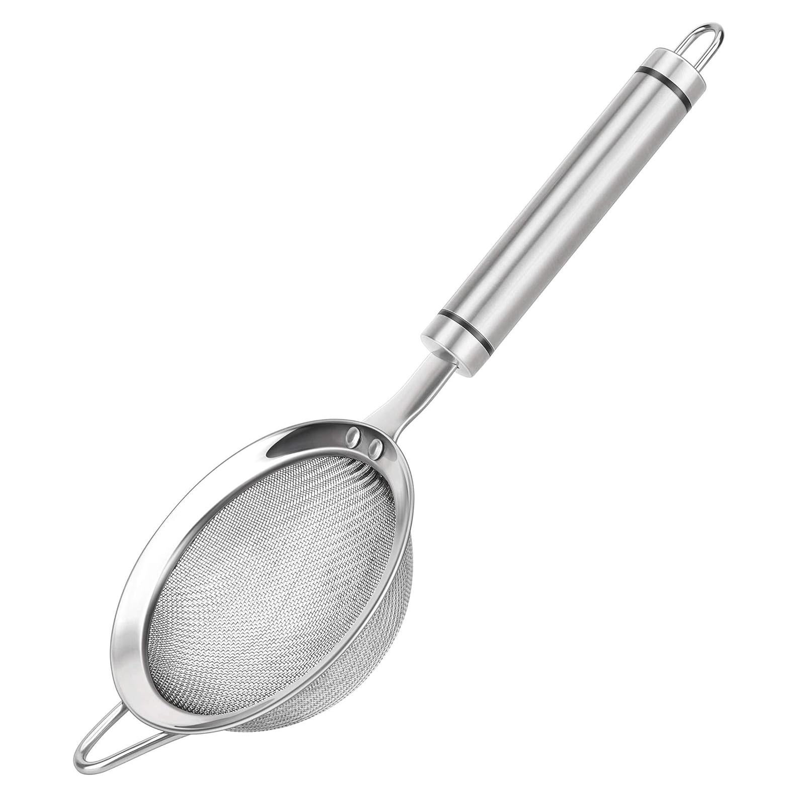 Colador de Malla Fina SUNWUKIN Acero Inoxidable 8.5 cm