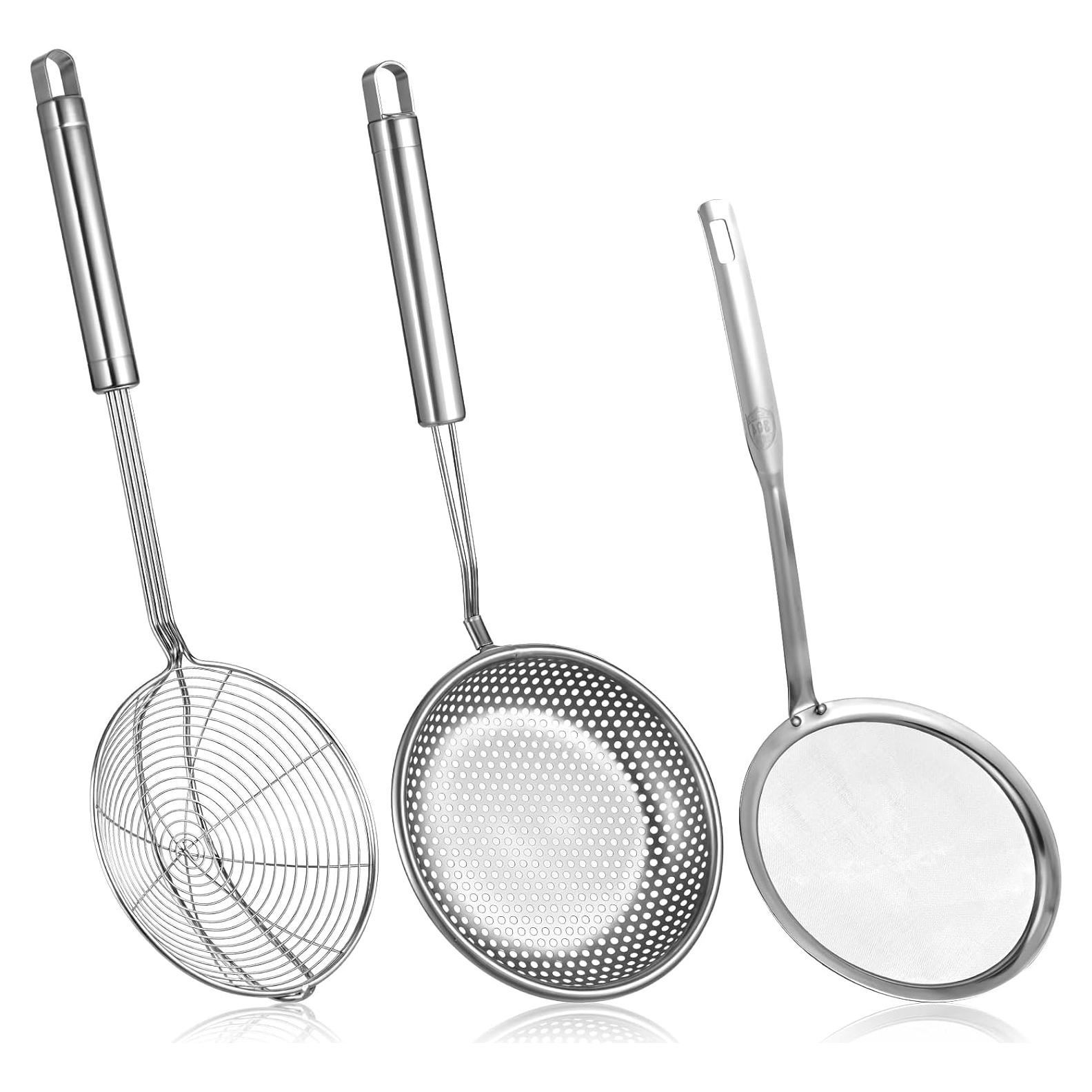 Juego de coladores y cuchara skimmer SynHHergyx 3 piezas