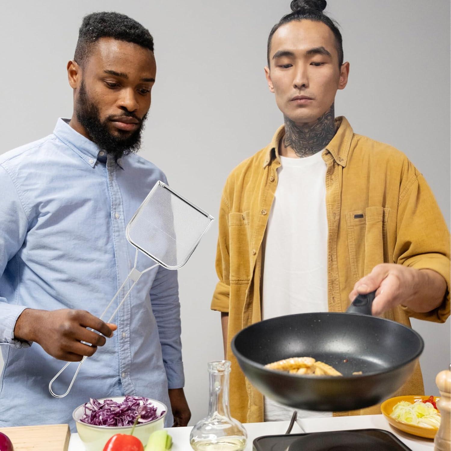 Colador de Malla Cuadrada DEARMAMY Acero Inoxidable 42.93 cm