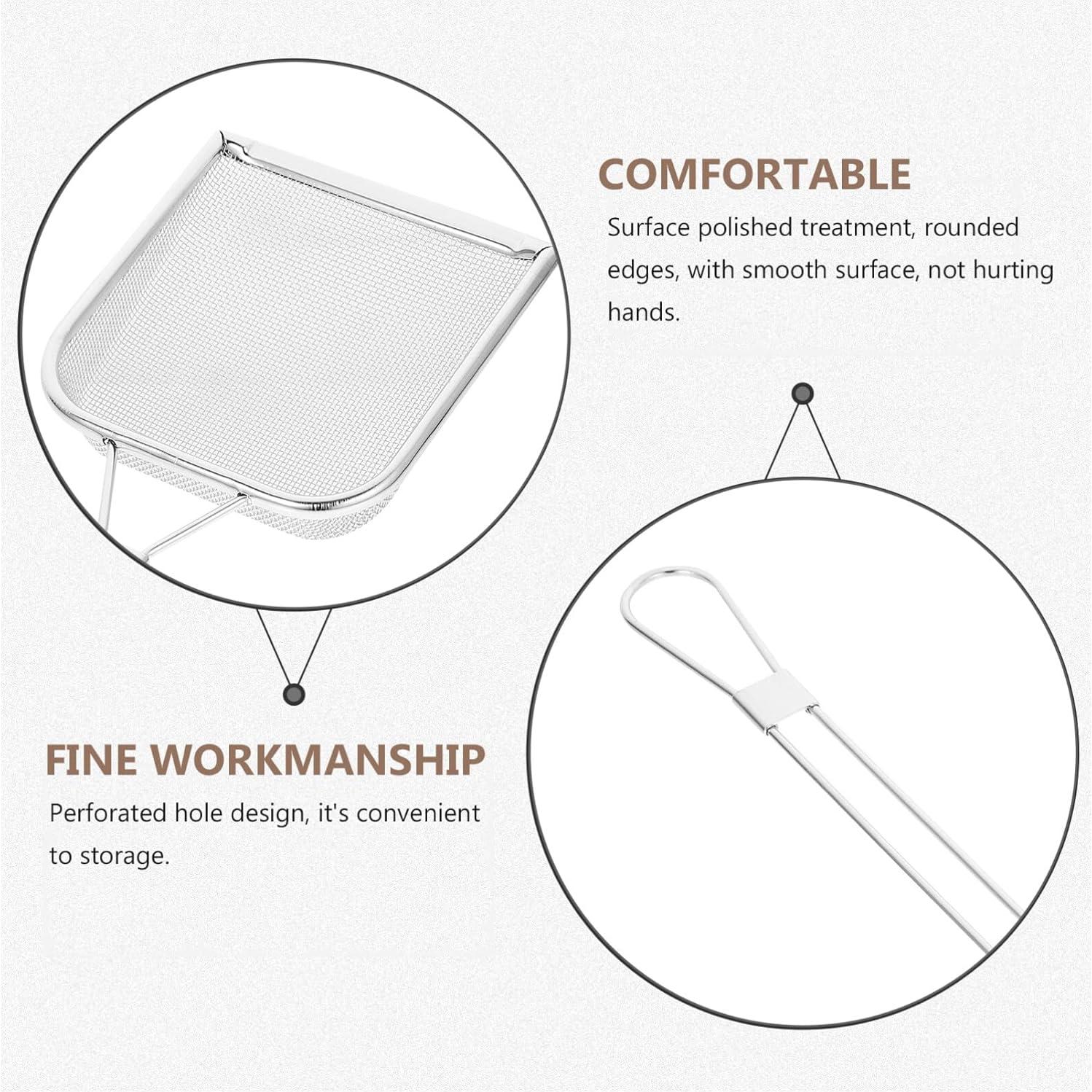 Colador de Malla Cuadrada DEARMAMY Acero Inoxidable 42.93 cm