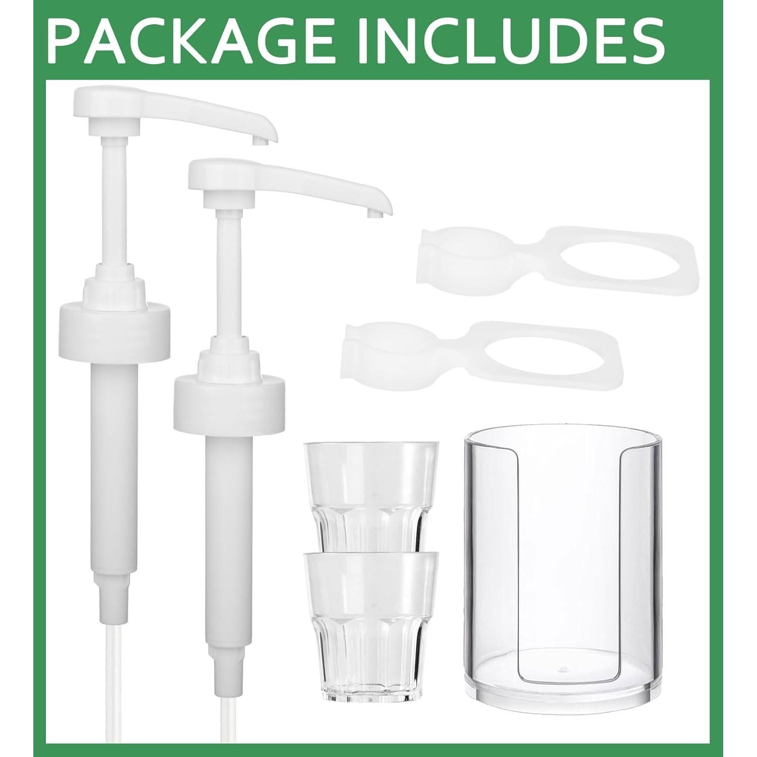 Dispensador de bombas Listerine 1.5L + Soportes y Vasos