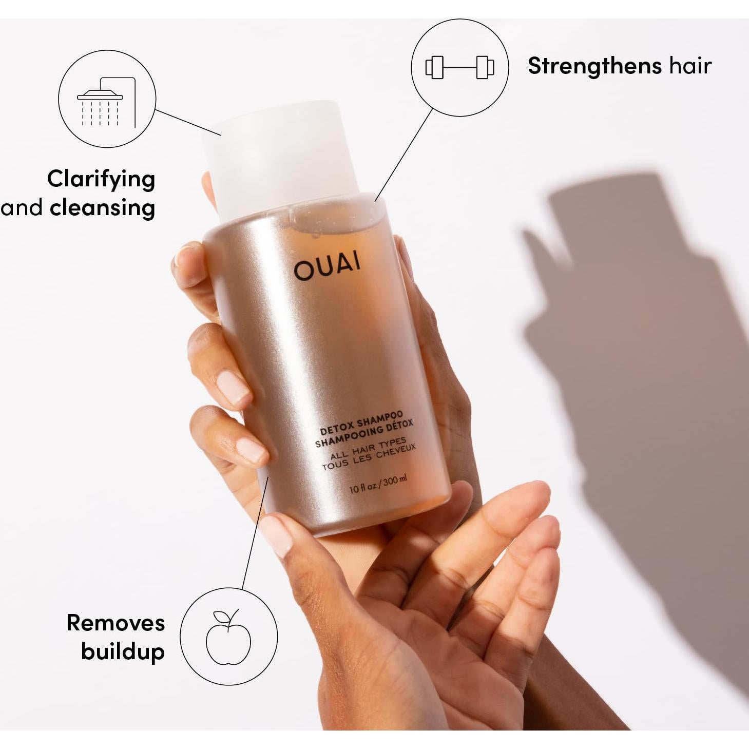 Kit de Viaje OUAI para Cabello Fino a Medio - 4 Productos
