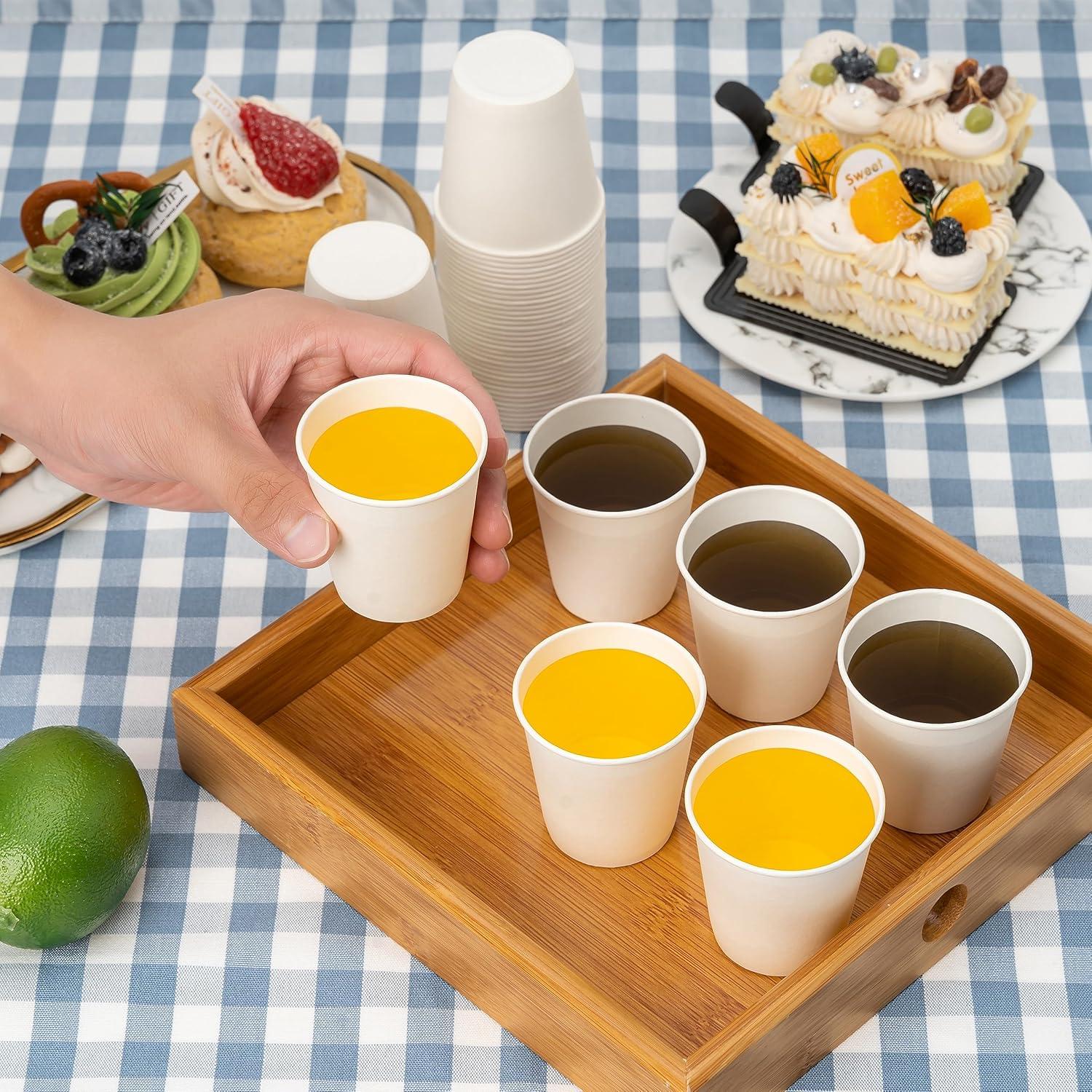 Vasos de Papel Desechables RACETOP 100 unidades 3 oz