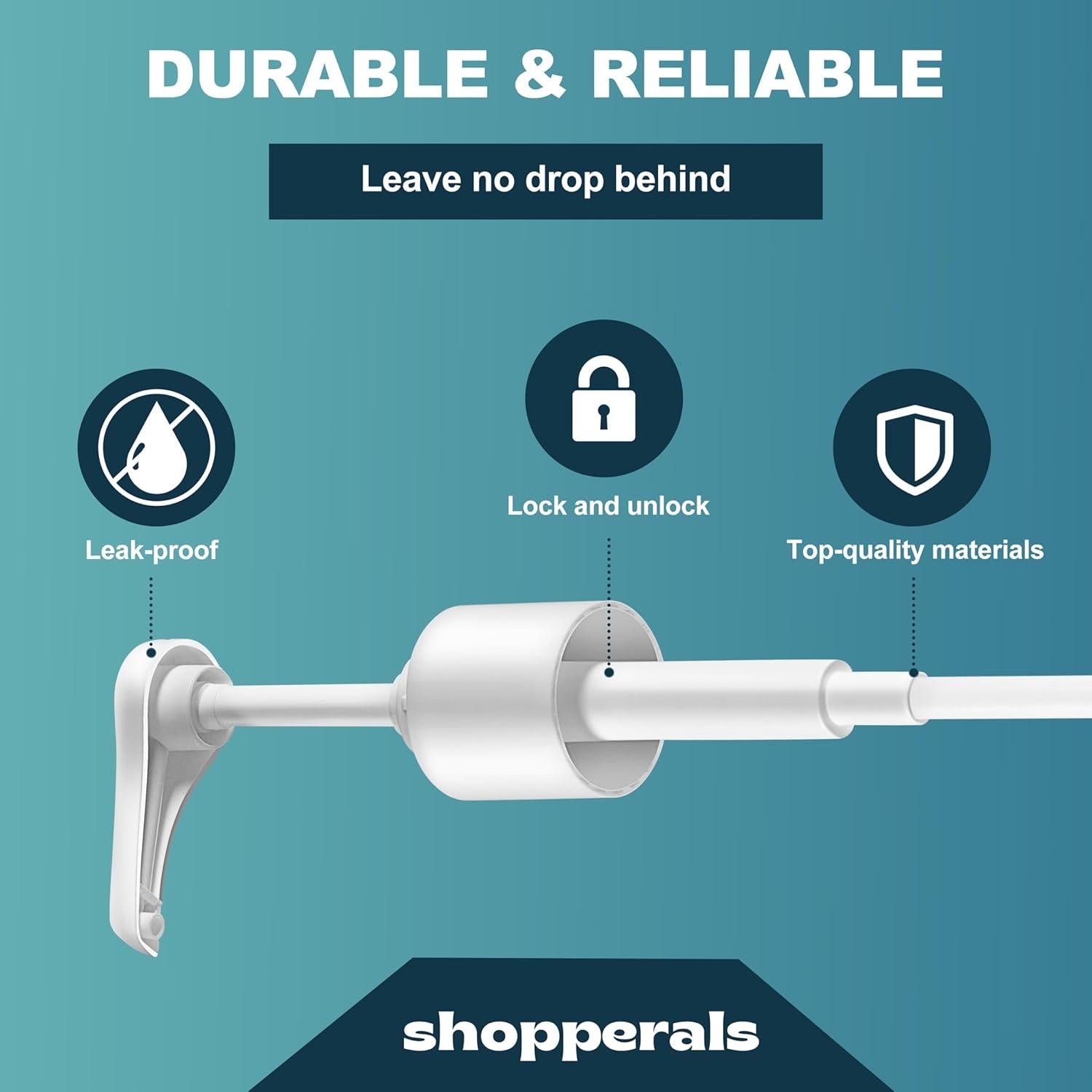 Dispensador de bomba Shopperals para Listerine 1L - BPA libre