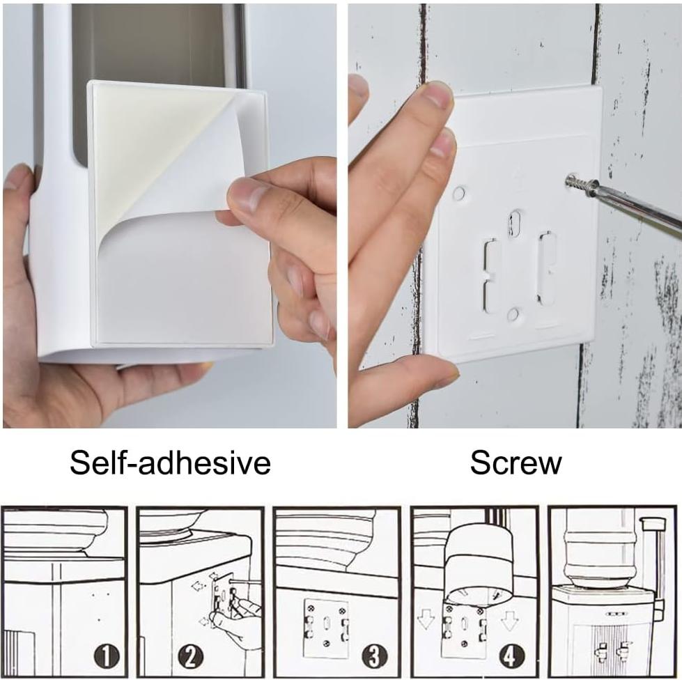 Dispensador de Tazas IWNTWY Blanco para Tazas de 3oz-5oz