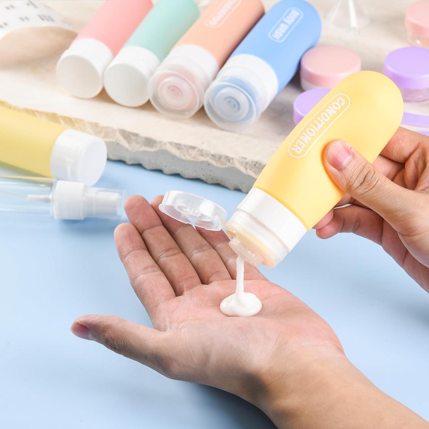 Juego de 20 Botellas de Viaje Aprobadas por la TSA