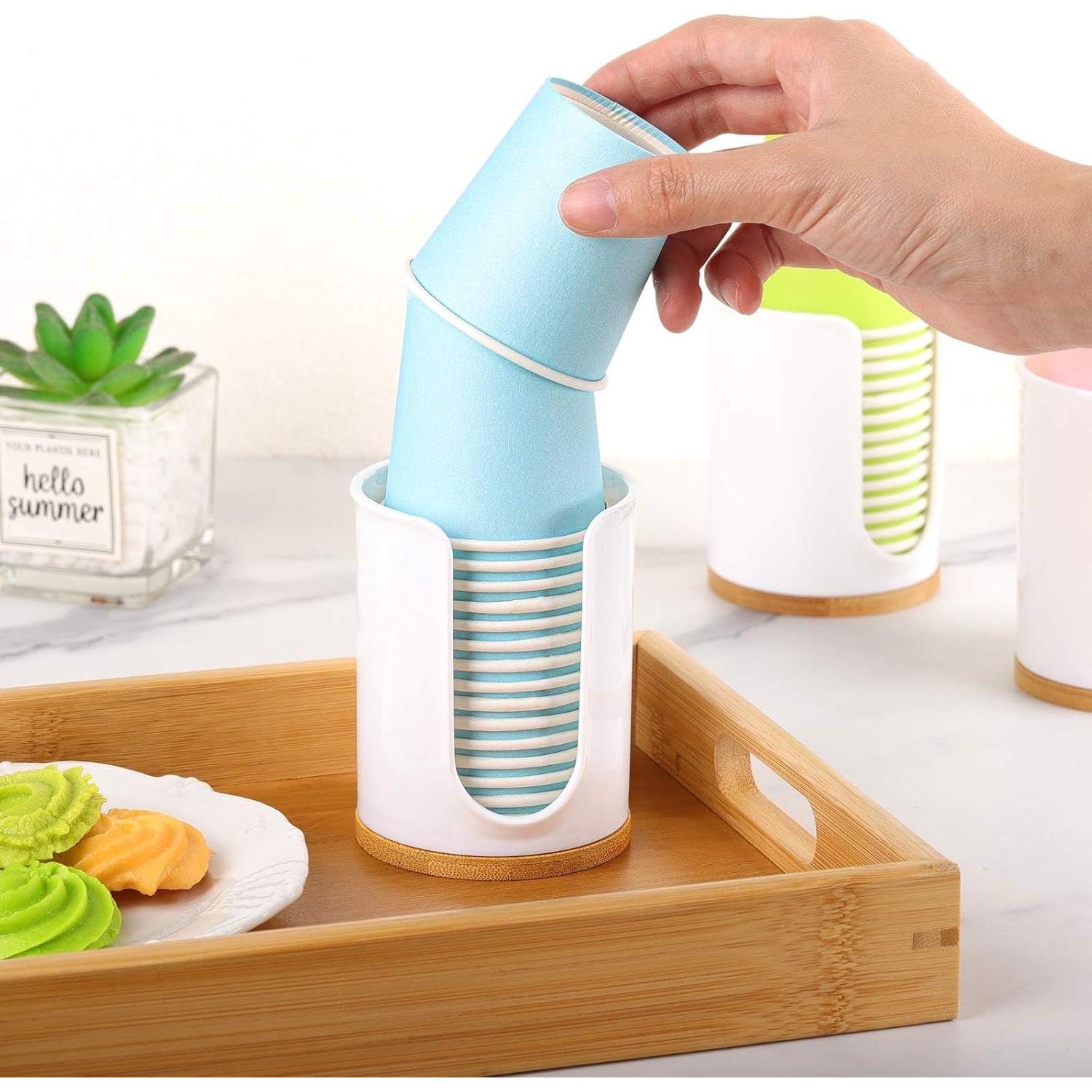 Soporte para Vasos de Baño Tbestmax 3 Piezas Blanco