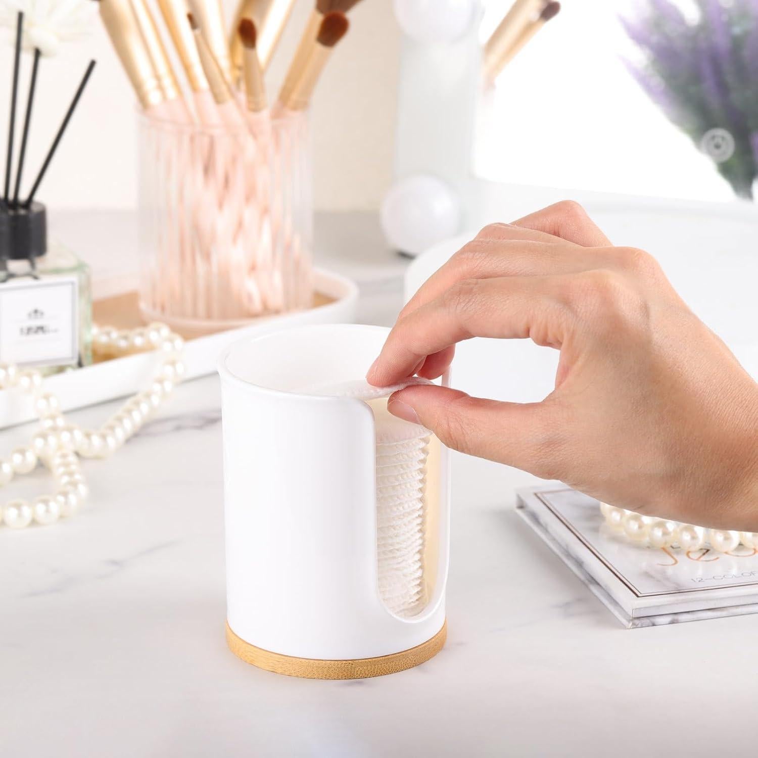 Soporte para Vasos de Baño Tbestmax 3 Piezas Blanco