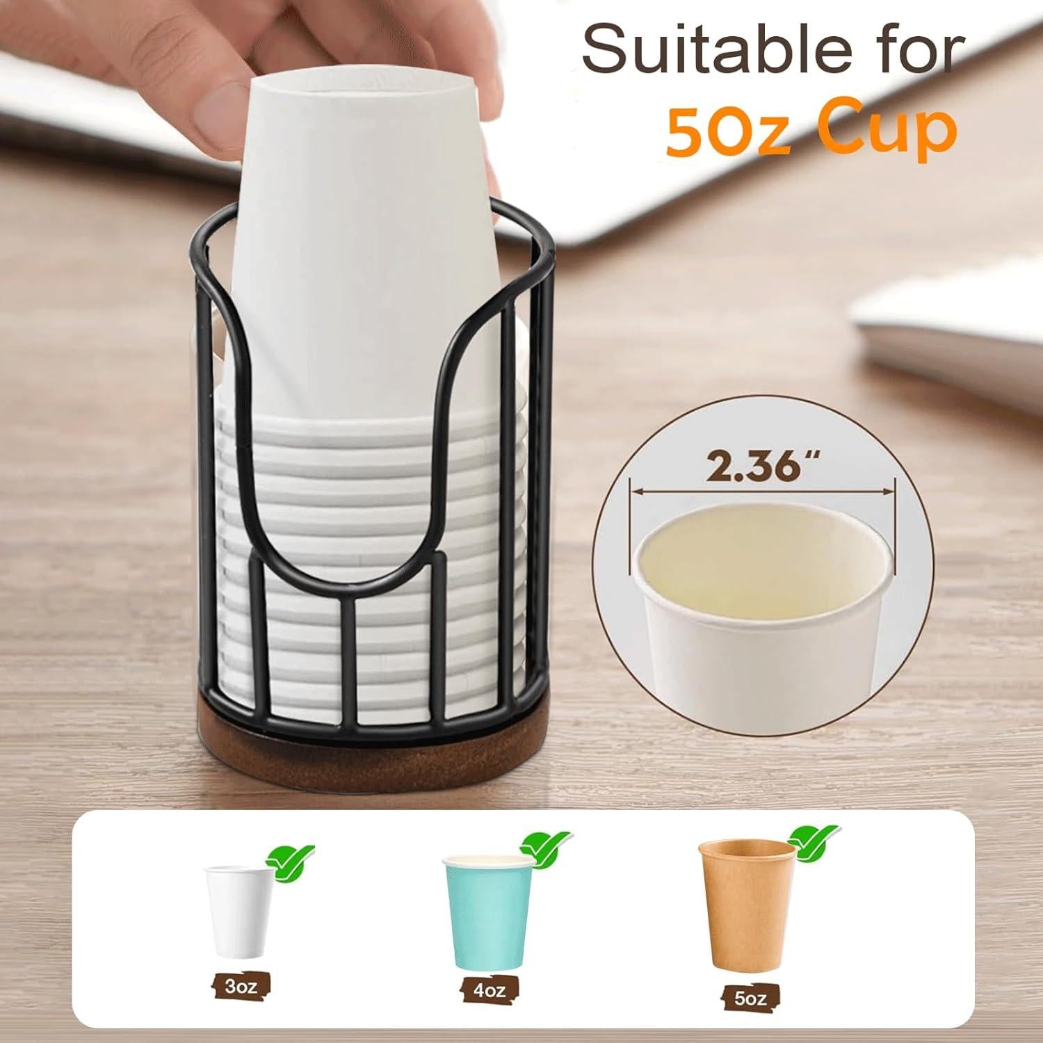 Dispensador de Vasos para Baño Ceiiseaon 3oz Compacto