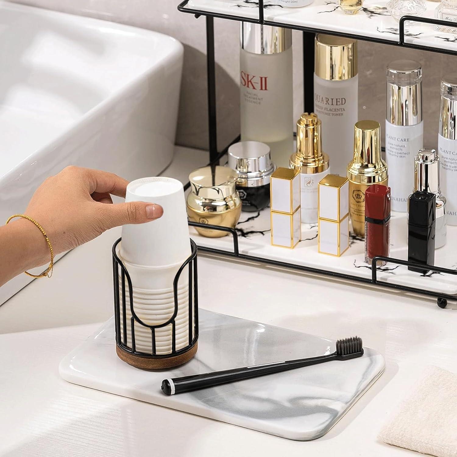 Dispensador de Vasos para Baño Ceiiseaon 3oz Compacto