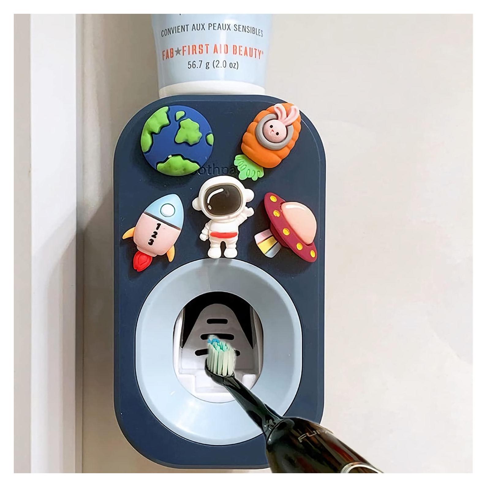 Dispensador Automático de Pasta de Dientes Mr. Thumbs Astronauta